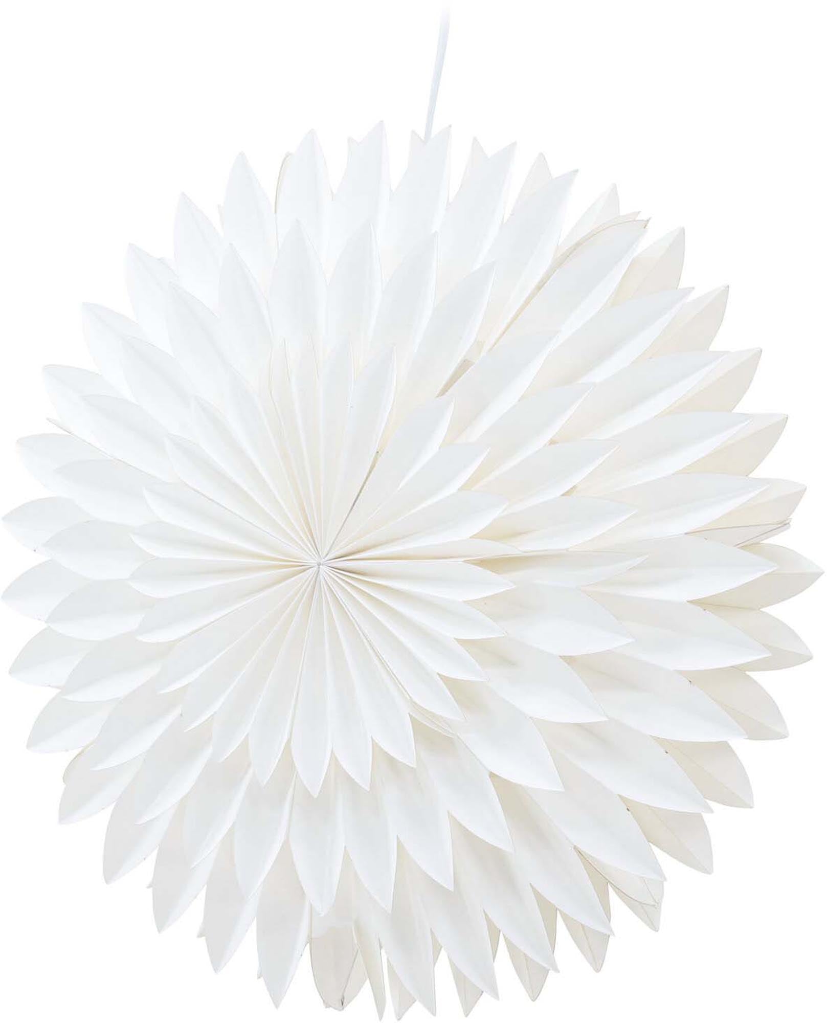 Die Storlien Pendelleuchte von Venture Home ist ein stilvoller Papierstern, der warmes Licht und festliche Stimmung in Ihr Zuhause bringt.