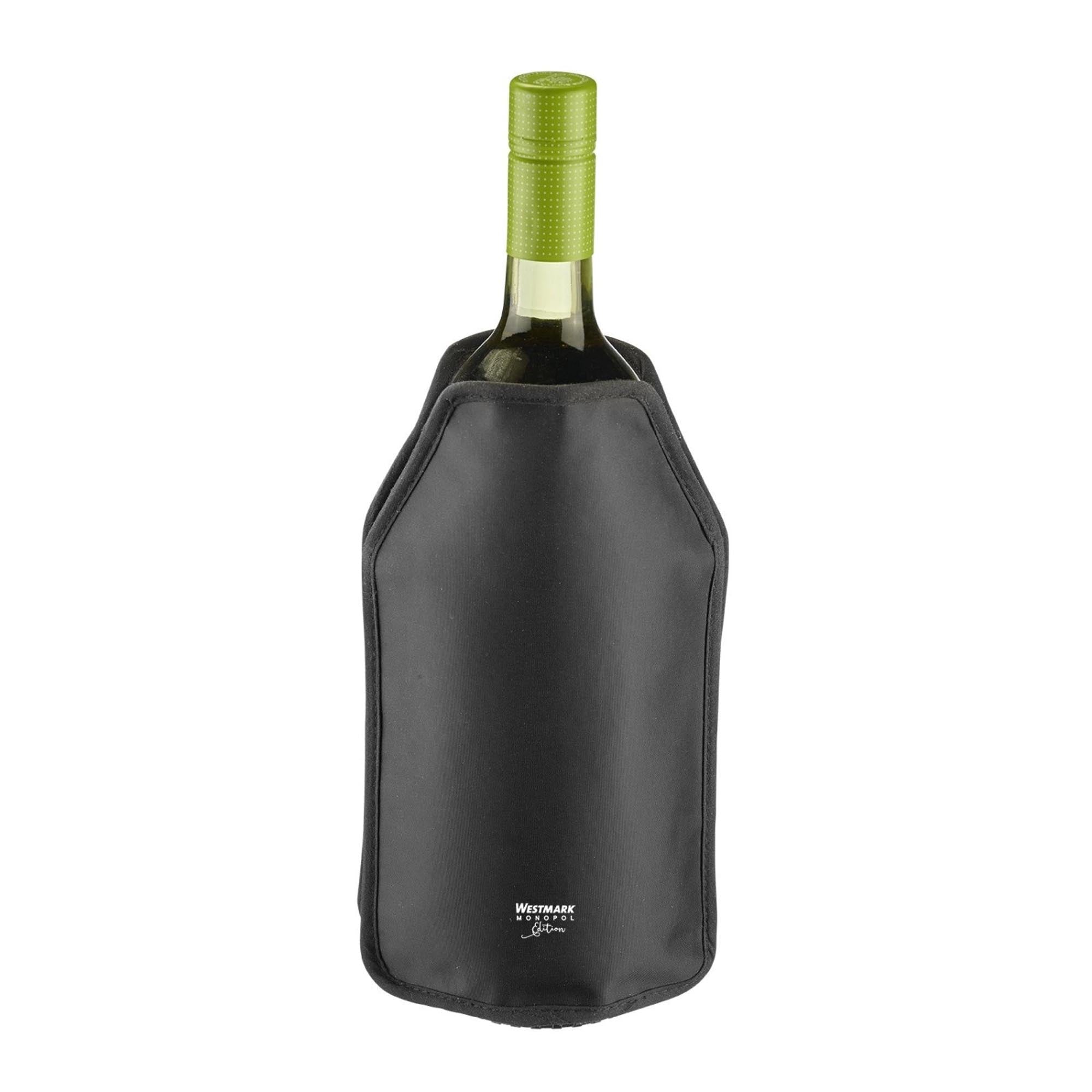 Die Kühlmanschette Polar Monopol von Westmark hält Flaschen kühl, ideal für Partys, Picknicks und unterwegs.
