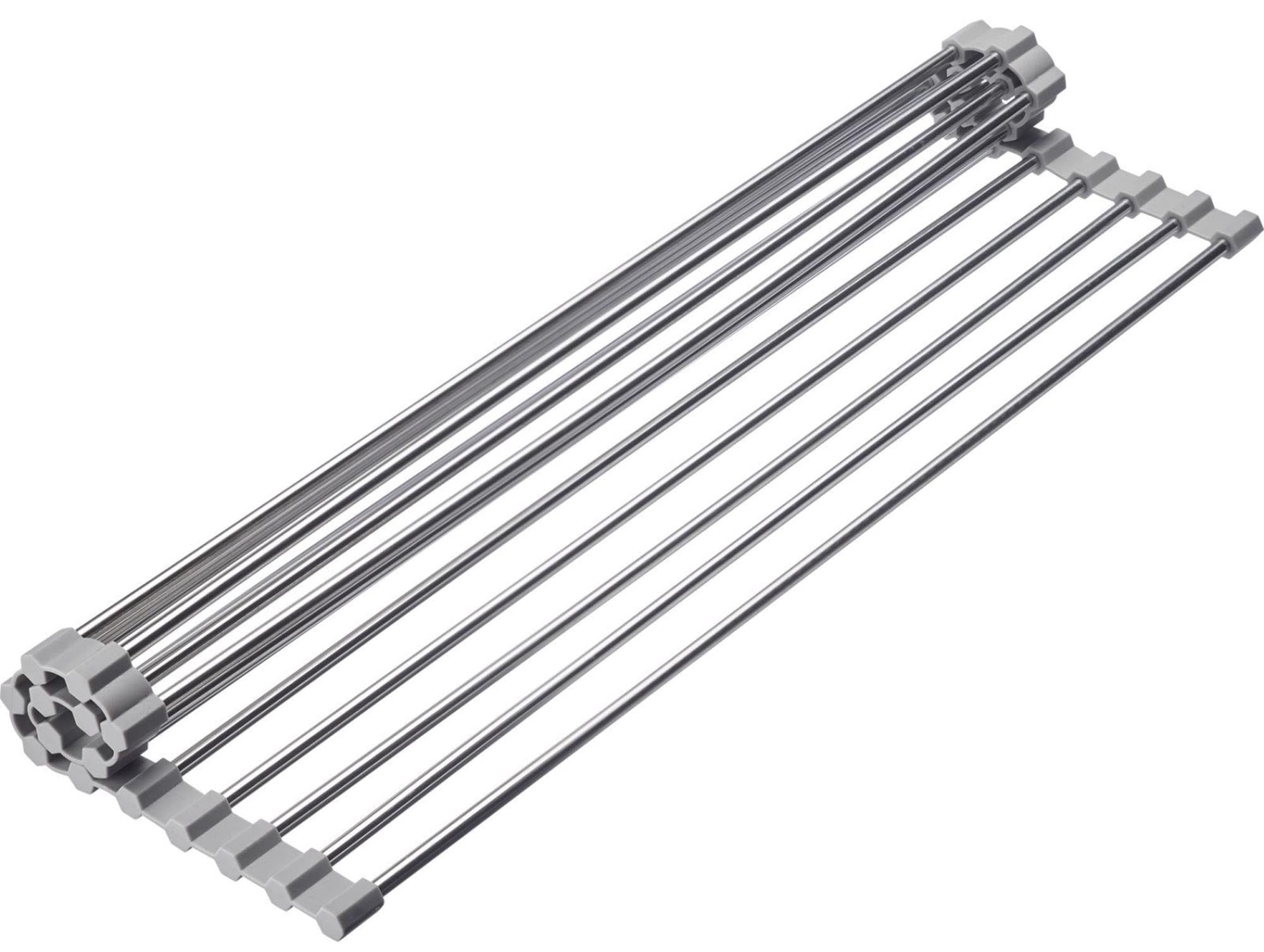 Entdecken Sie die Westmark Abtropfmatte Home – die perfekte Kombination aus Edelstahl und Silikon für Ihre Küche. Rutschfest, hitzebeständig und leicht zu reinigen!