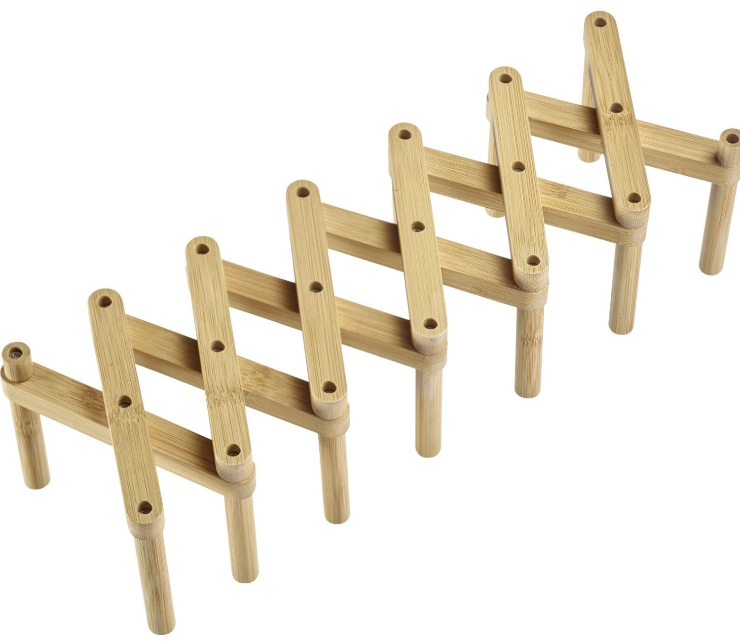 Luigi folding dish drainer, bamboo