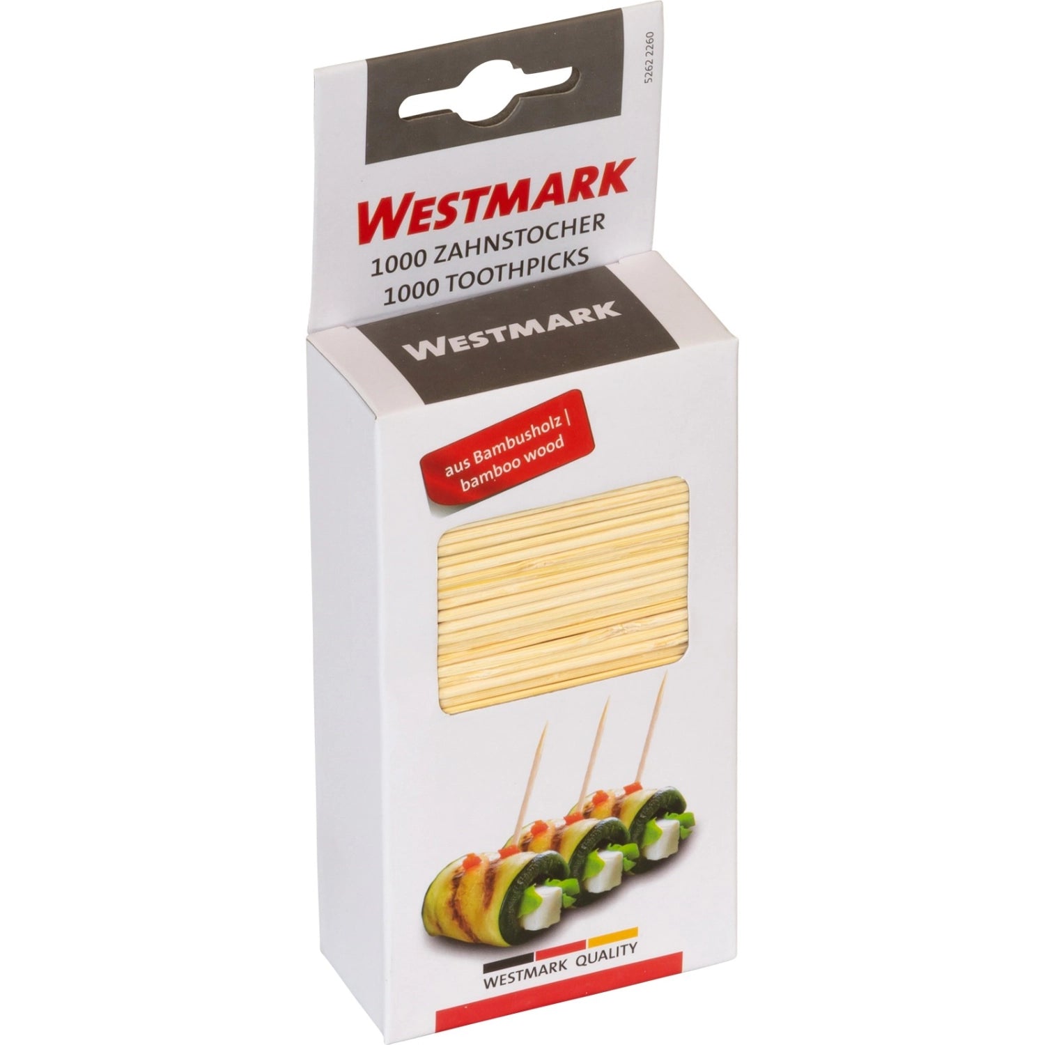 1000 cure-dents, brochettes, 65 mm