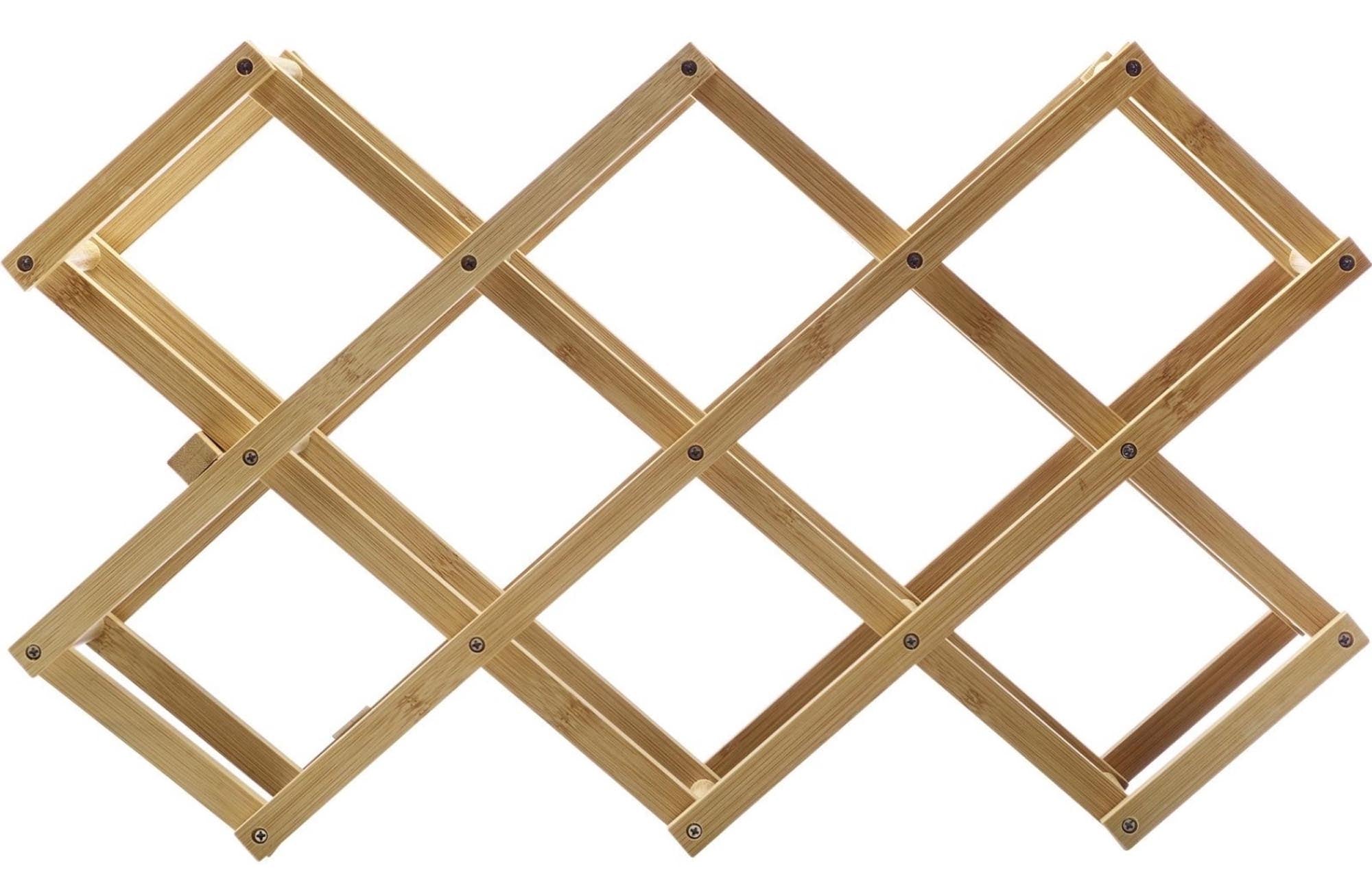 Kompaktes, faltbares Weinregal Bene von Westmark, perfekt für stilvolle Weinflaschenaufbewahrung, praktisch und platzsparend.