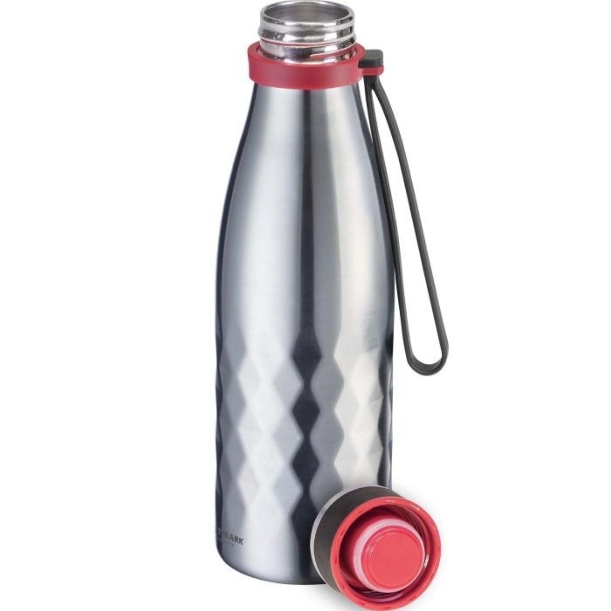 Die Isolierflasche Viva von Westmark (0,55 l) in Silber hält Getränke lange warm oder kalt – perfekt für Reisen und Outdoor-Aktivitäten.