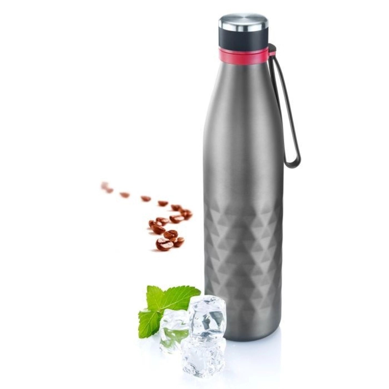 Viva vacuum flask, 1 l, anthracite, sb