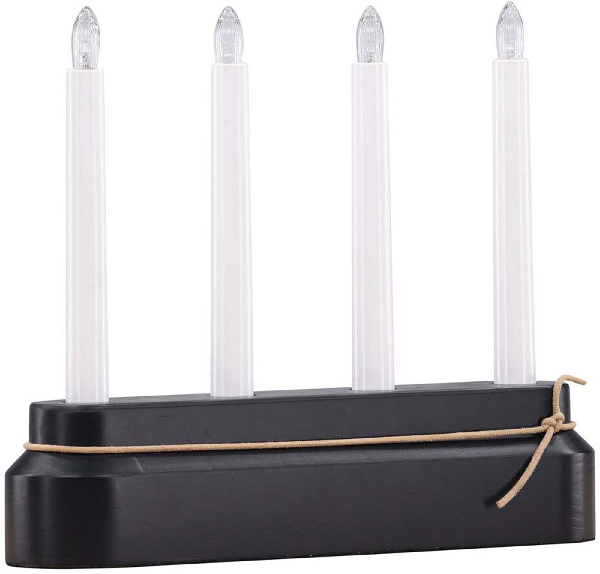 Eleganter Näsfjället Kerzenhalter aus Holz für harmonische Atmosphäre.