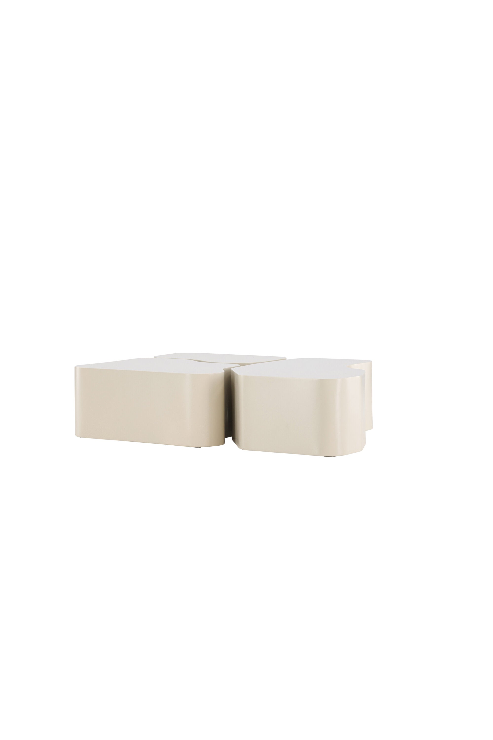 Nordland Coffee Tisch in Beige präsentiert im Onlineshop von KAQTU Design AG. Beistelltisch ist von Venture Home