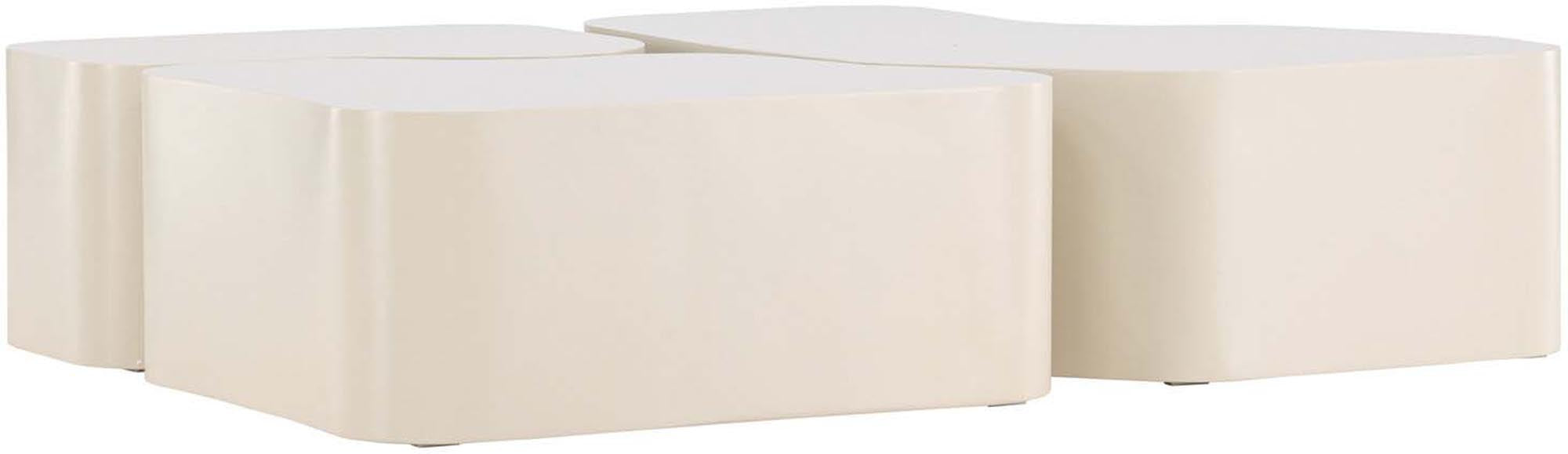 Entdecken Sie den Nordland Couchtisch von Venture Home – ein elegantes, anpassbares Möbelstück in warmem Beigeton, das Stil und Funktionalität vereint.