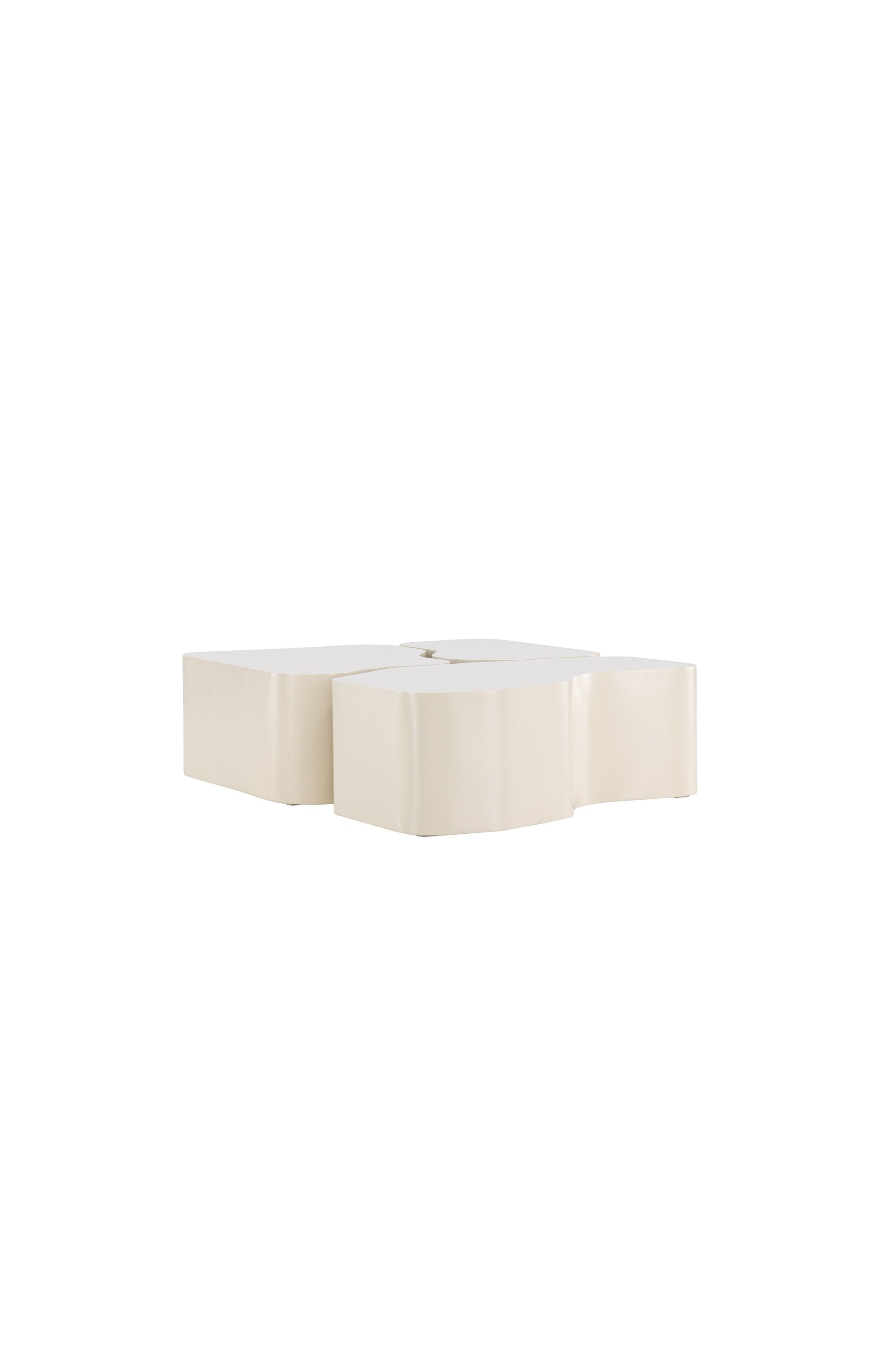 Nordland Coffee Tisch in Beige präsentiert im Onlineshop von KAQTU Design AG. Beistelltisch ist von Venture Home