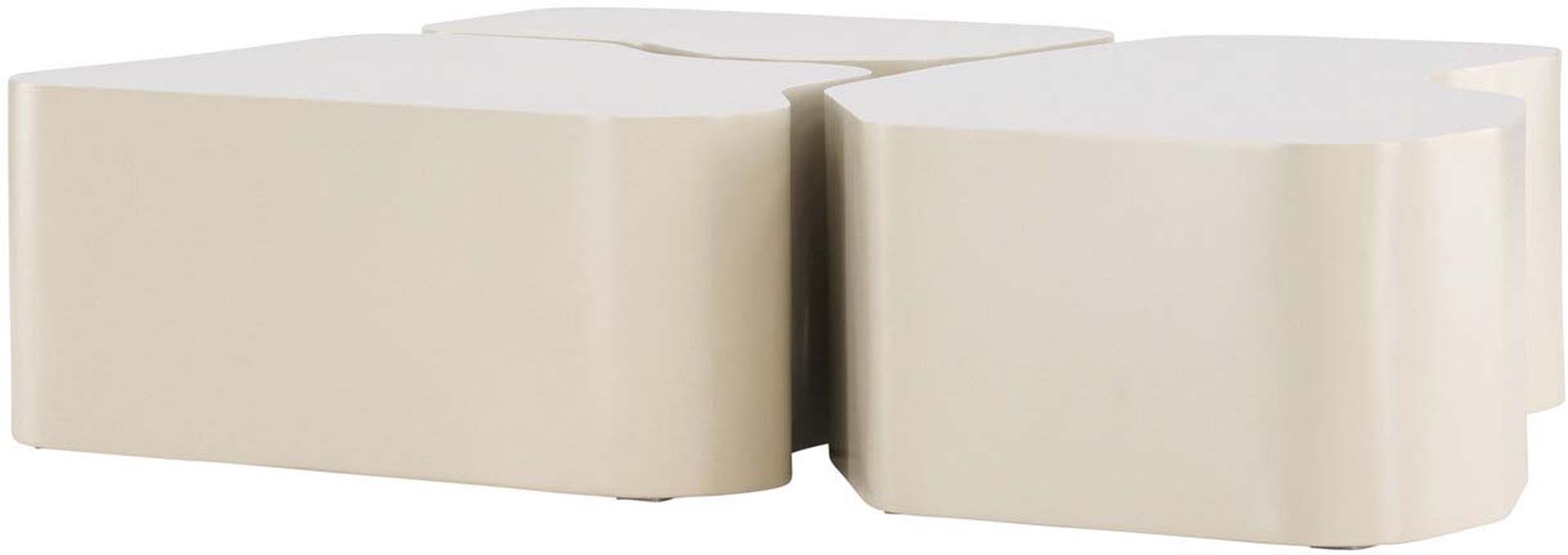 Eleganter Nordland Coffee Tisch: Vielseitig, beige, aus MDF, anpassbar, stilvoll und funktional für Ihr Wohnzimmer.