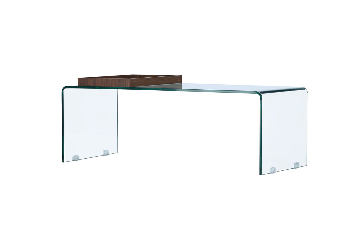 Telemark Coffee Tisch in Transparent präsentiert im Onlineshop von KAQTU Design AG. Beistelltisch ist von Venture Home