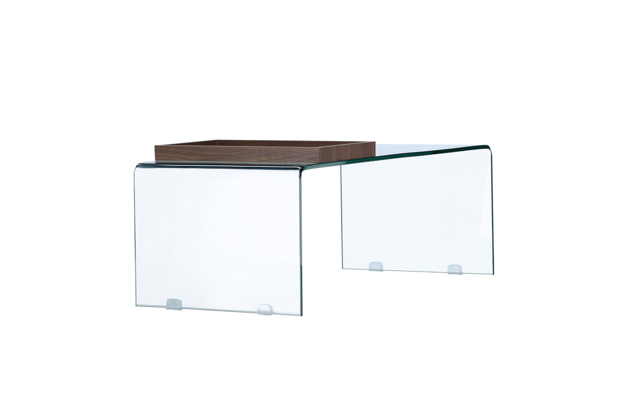Telemark Coffee Tisch in Transparent präsentiert im Onlineshop von KAQTU Design AG. Beistelltisch ist von Venture Home