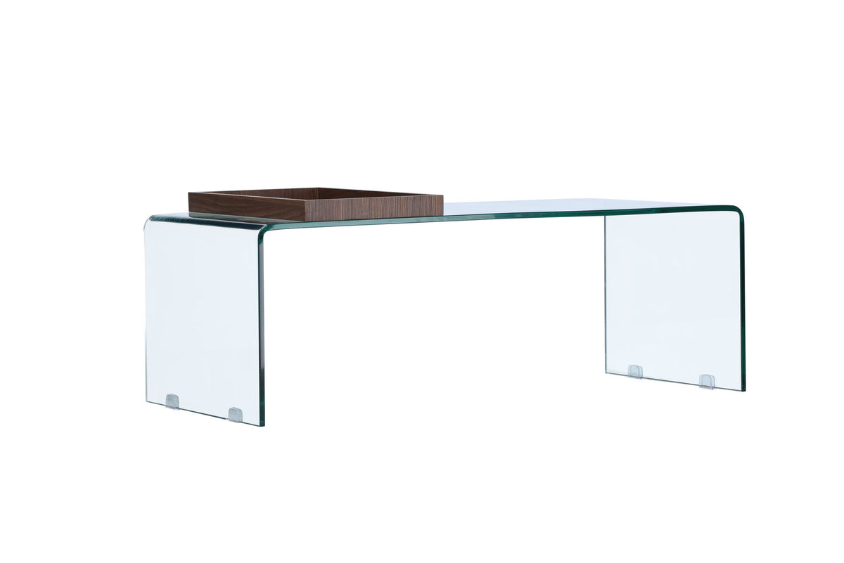 Telemark Coffee Tisch in Transparent präsentiert im Onlineshop von KAQTU Design AG. Beistelltisch ist von Venture Home
