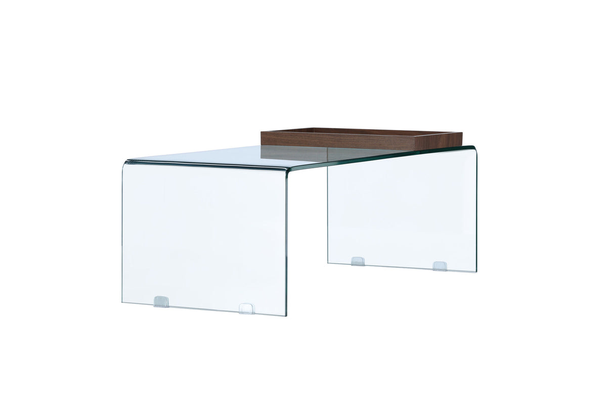 Telemark Coffee Tisch in Transparent präsentiert im Onlineshop von KAQTU Design AG. Beistelltisch ist von Venture Home