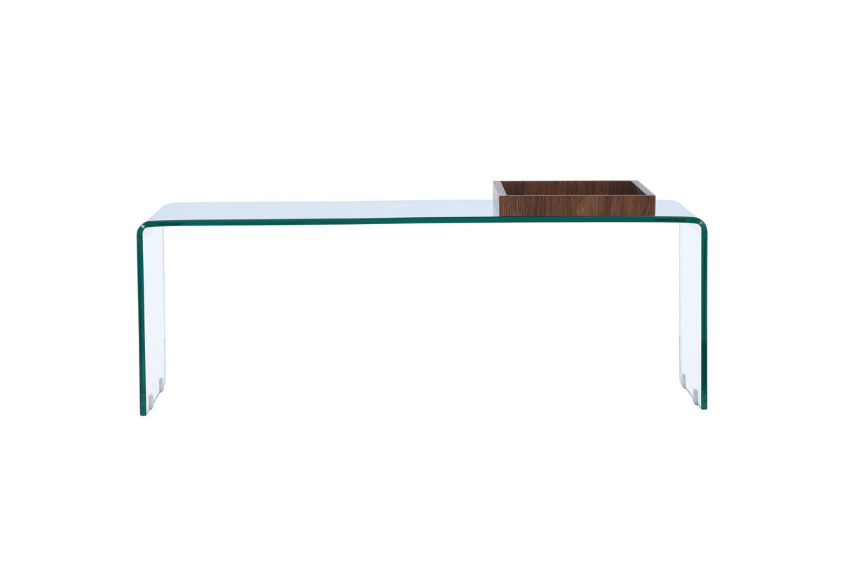 Telemark Coffee Tisch in Transparent präsentiert im Onlineshop von KAQTU Design AG. Beistelltisch ist von Venture Home