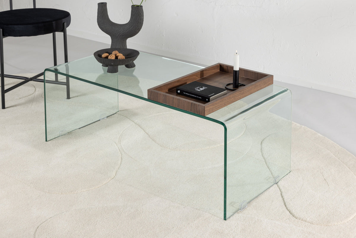 Telemark Coffee Tisch in Transparent präsentiert im Onlineshop von KAQTU Design AG. Beistelltisch ist von Venture Home