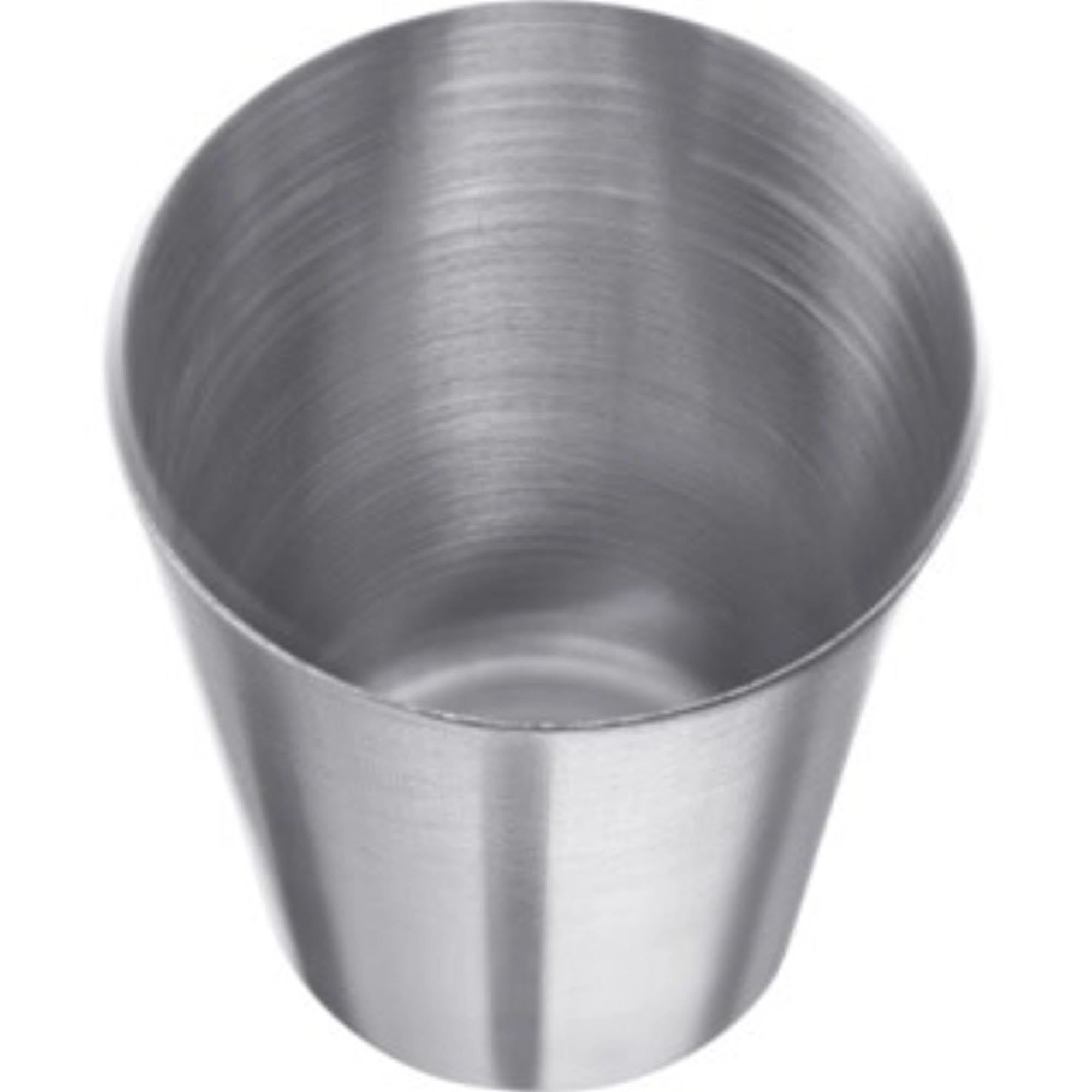 Praktisches 4er-Set Mini-Becher Mendo von Westmark, 30ml, perfekt für exaktes Abmessen und stilvolles Servieren kleiner Portionen.