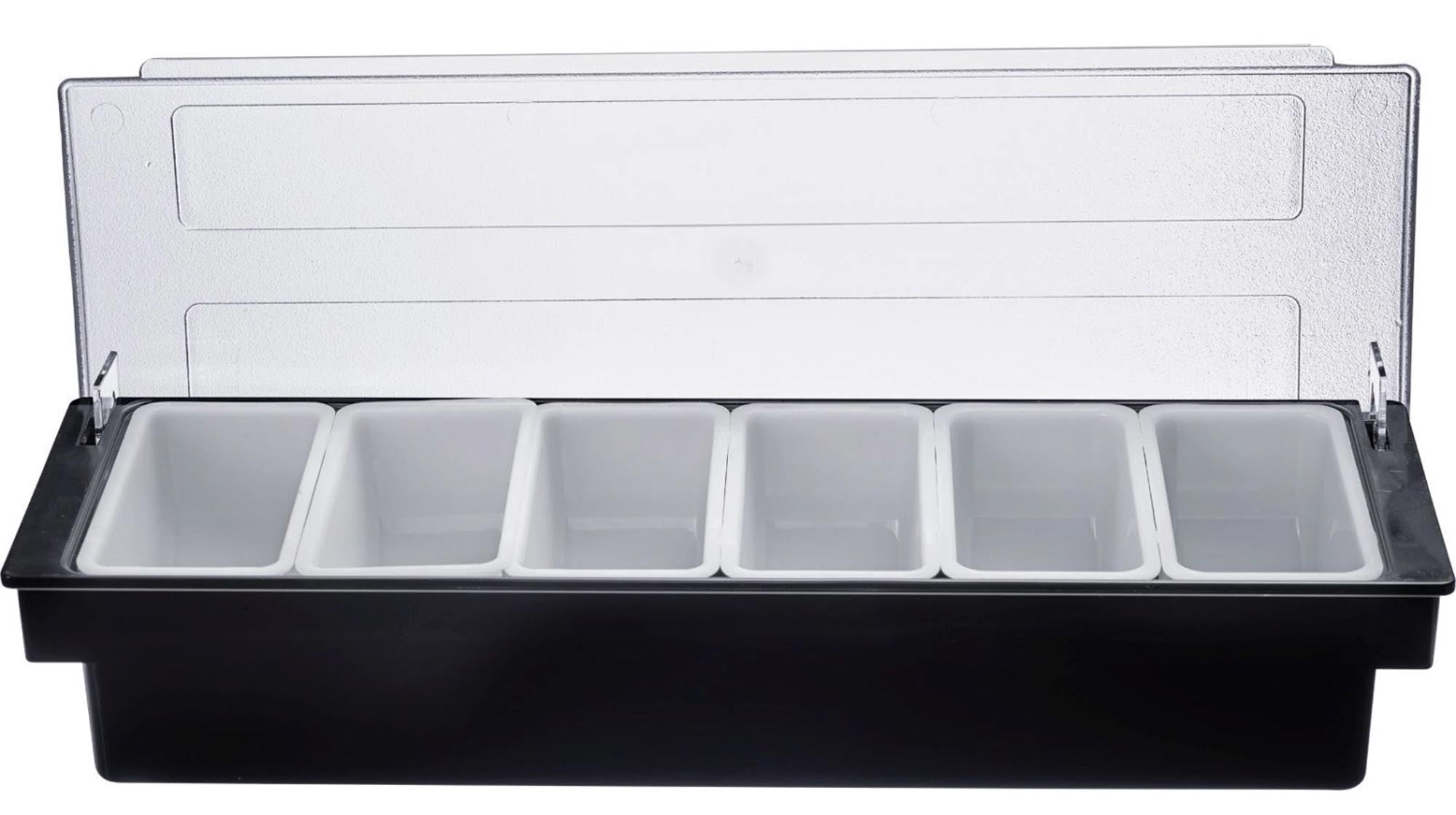 Elegante Gewürz- und Obstbar von Westmark mit 6 Fächern, perfekt zur stilvollen Aufbewahrung und Präsentation von Gewürzen oder Obst.