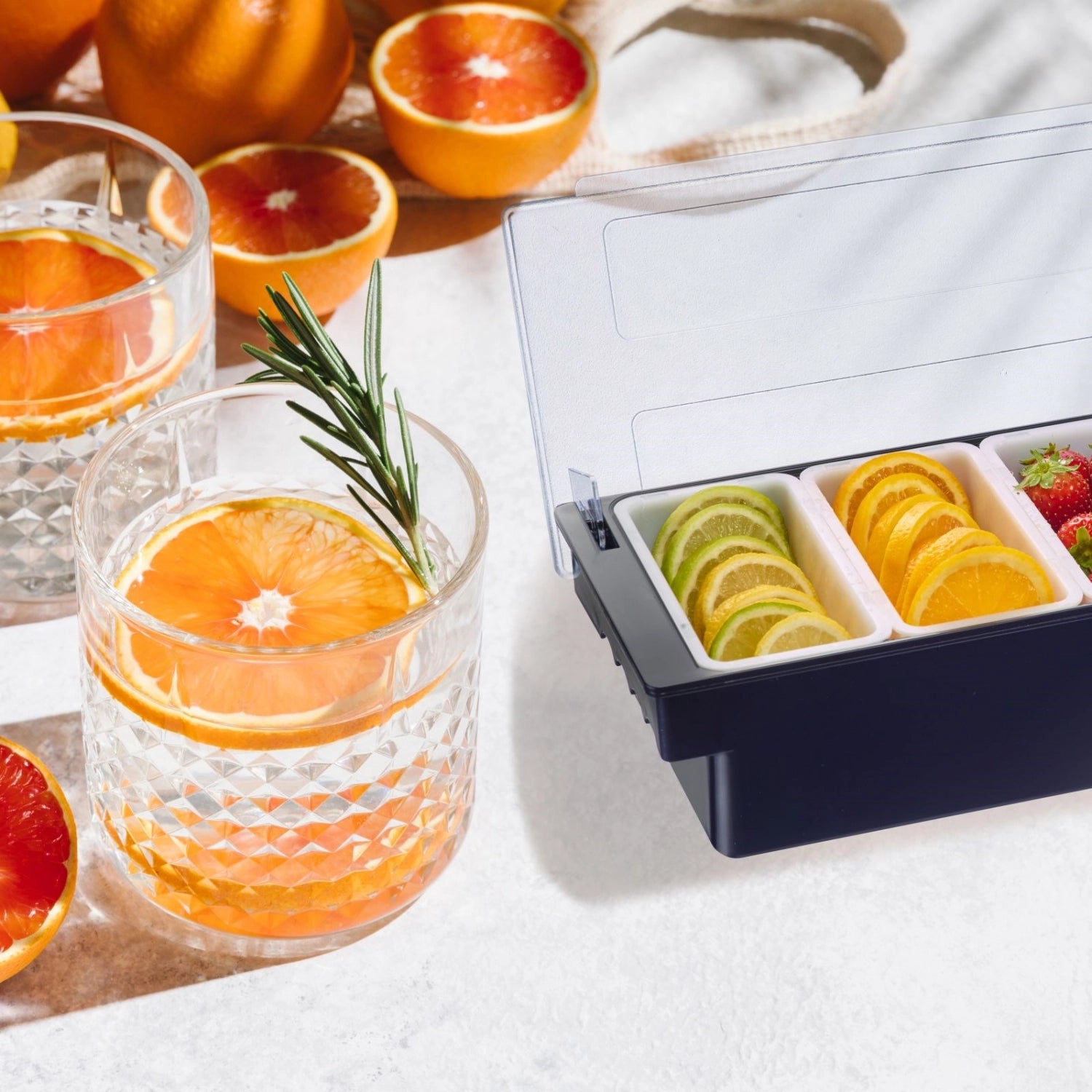 Bar à épices ou à fruits Pano avec 6 compartiments