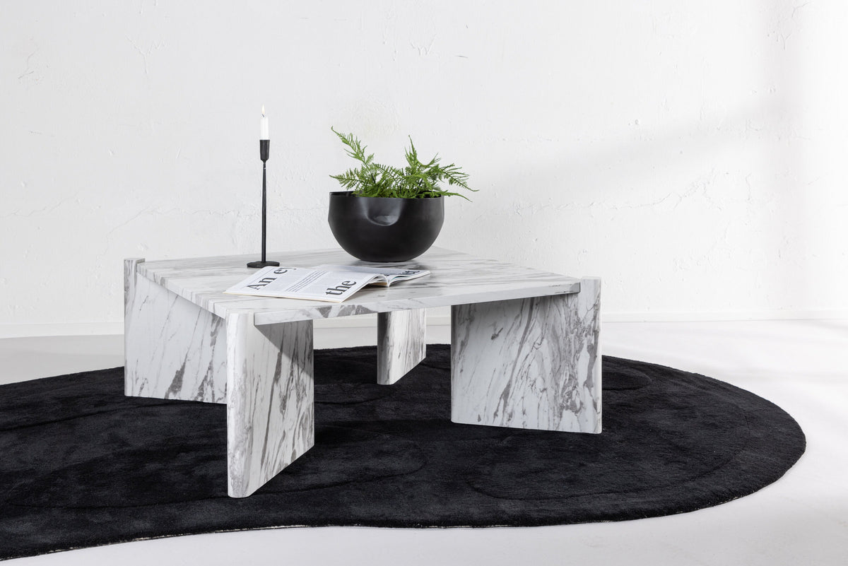 Rogaland Coffee Tisch in Weiss präsentiert im Onlineshop von KAQTU Design AG. Beistelltisch ist von Venture Home