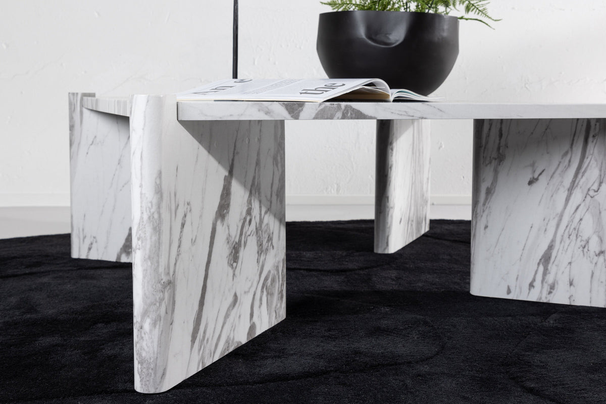 Rogaland Coffee Tisch in Weiss präsentiert im Onlineshop von KAQTU Design AG. Beistelltisch ist von Venture Home