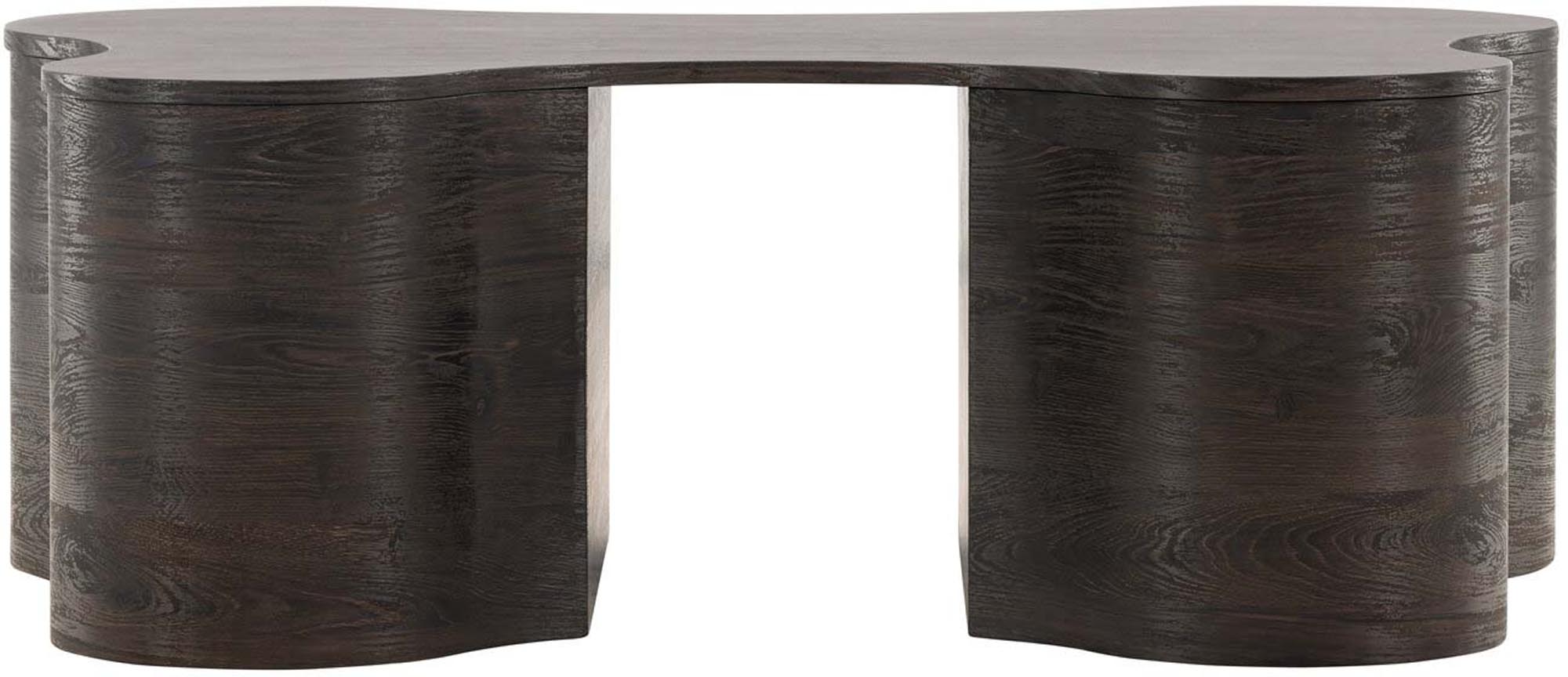 Larvik Couchtisch: Eleganter Mokka-Farbton, ideal für stilvolle Wohnzimmer. Robuste MDF-Konstruktion, perfekt für Dekoration und Alltagsgegenstände.