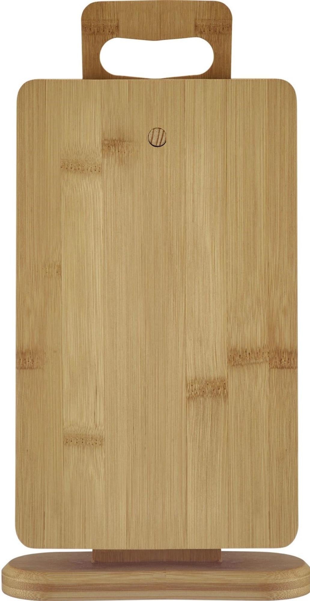 Praktisches 7-teiliges Frühstücksbrettchen-Set von Westmark: 6 Brettchen mit Halter, ideal für Küche und Frühstückstisch.