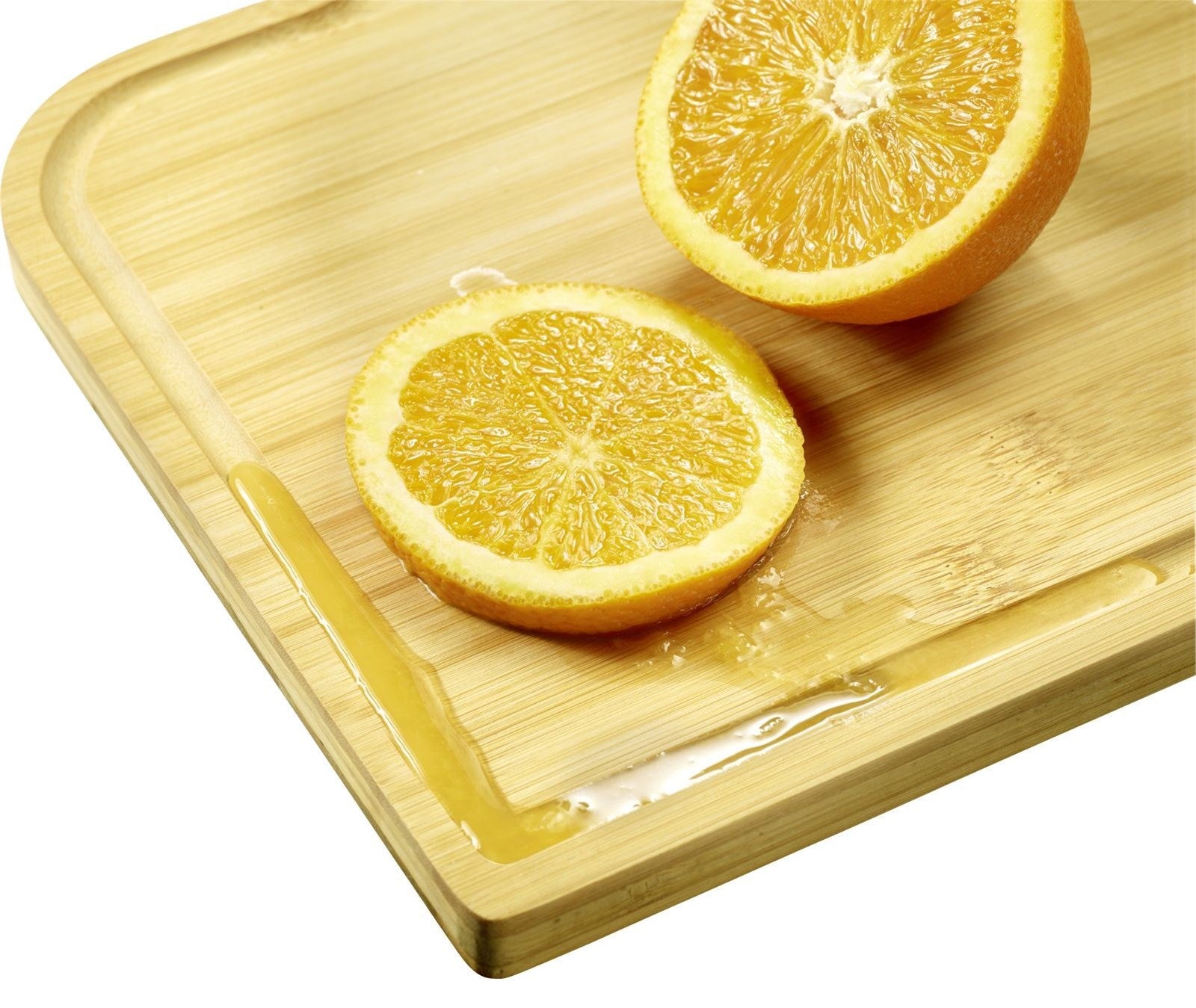 Kompaktes Schneidebrett (28x15cm) von Westmark mit praktischer Saftrille, ideal für präzises Arbeiten und platzsparende Aufbewahrung.