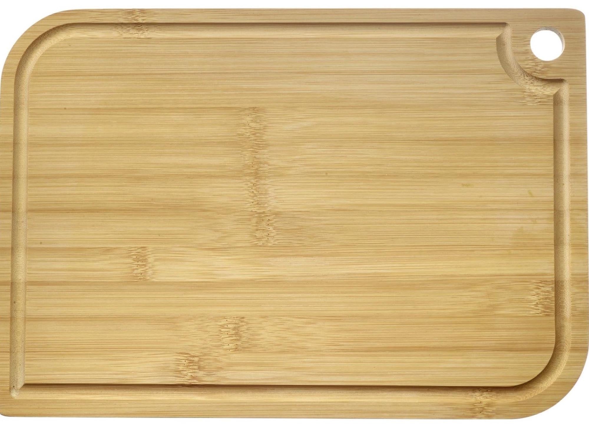 Hochwertiges Westmark Schneidebrett 23x33cm mit Saftrille, perfekt für präzises Schneiden und saubere Küchenarbeit.