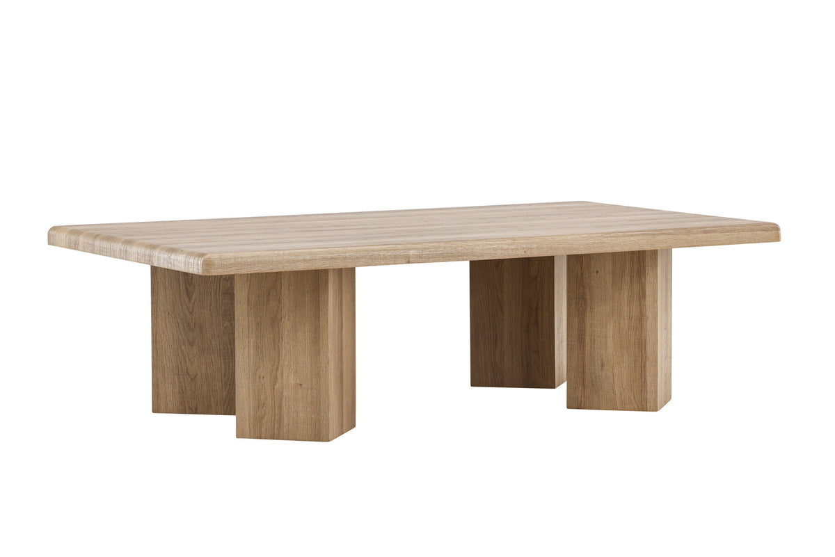 Lillehammer Coffee Tisch in Natur präsentiert im Onlineshop von KAQTU Design AG. Beistelltisch ist von Venture Home