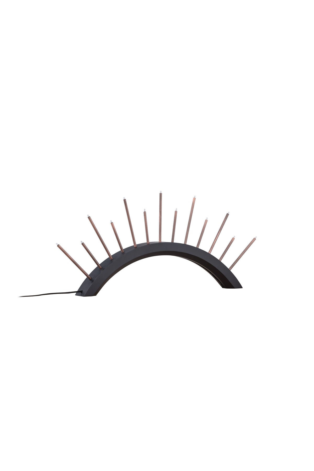 Björnrike Tischlampe in Schwarz präsentiert im Onlineshop von KAQTU Design AG. Weihnachtszubehör ist von Venture Home