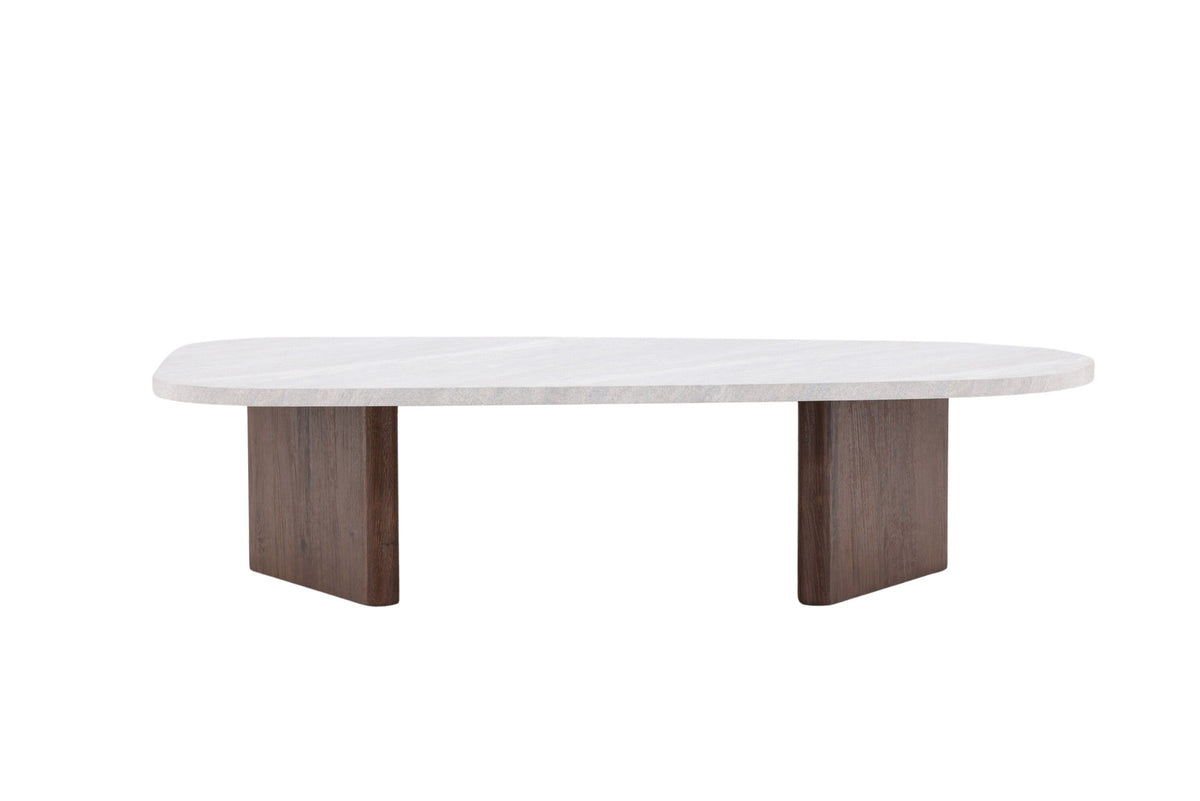 Grönvik Sofatisch in Hellgrau/ Mokka präsentiert im Onlineshop von KAQTU Design AG. Beistelltisch ist von Venture Home