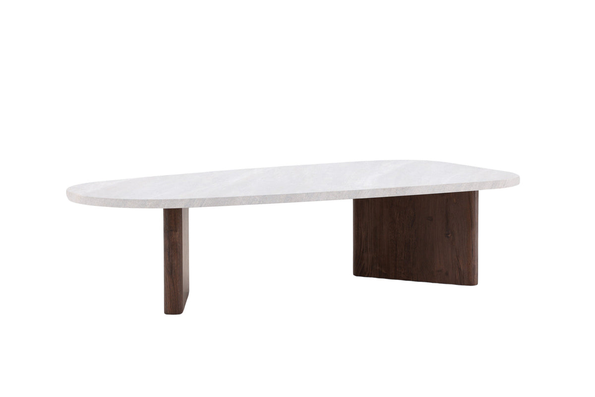 Grönvik Sofatisch in Hellgrau/ Mokka präsentiert im Onlineshop von KAQTU Design AG. Beistelltisch ist von Venture Home