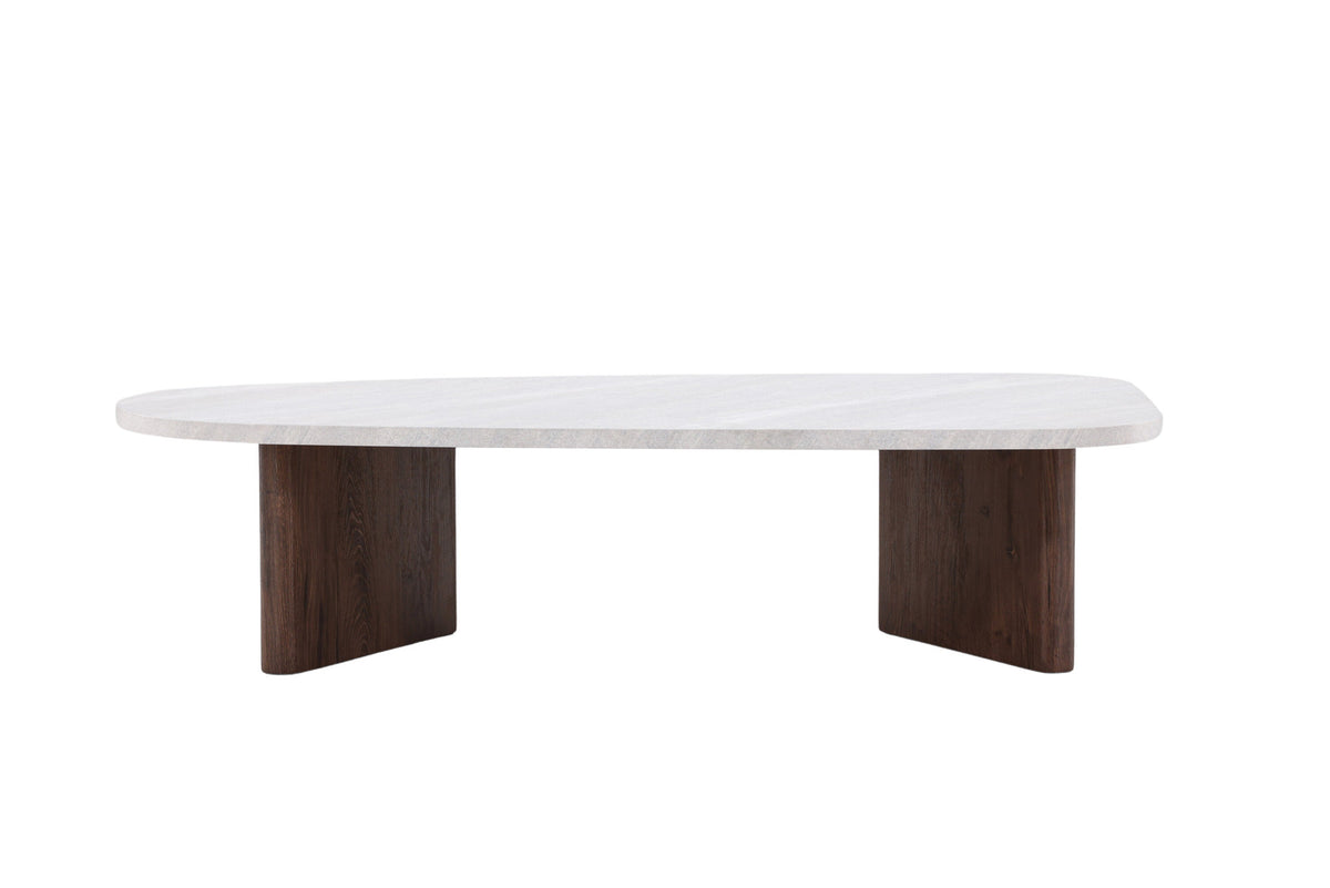 Grönvik Sofatisch in Hellgrau/ Mokka präsentiert im Onlineshop von KAQTU Design AG. Beistelltisch ist von Venture Home