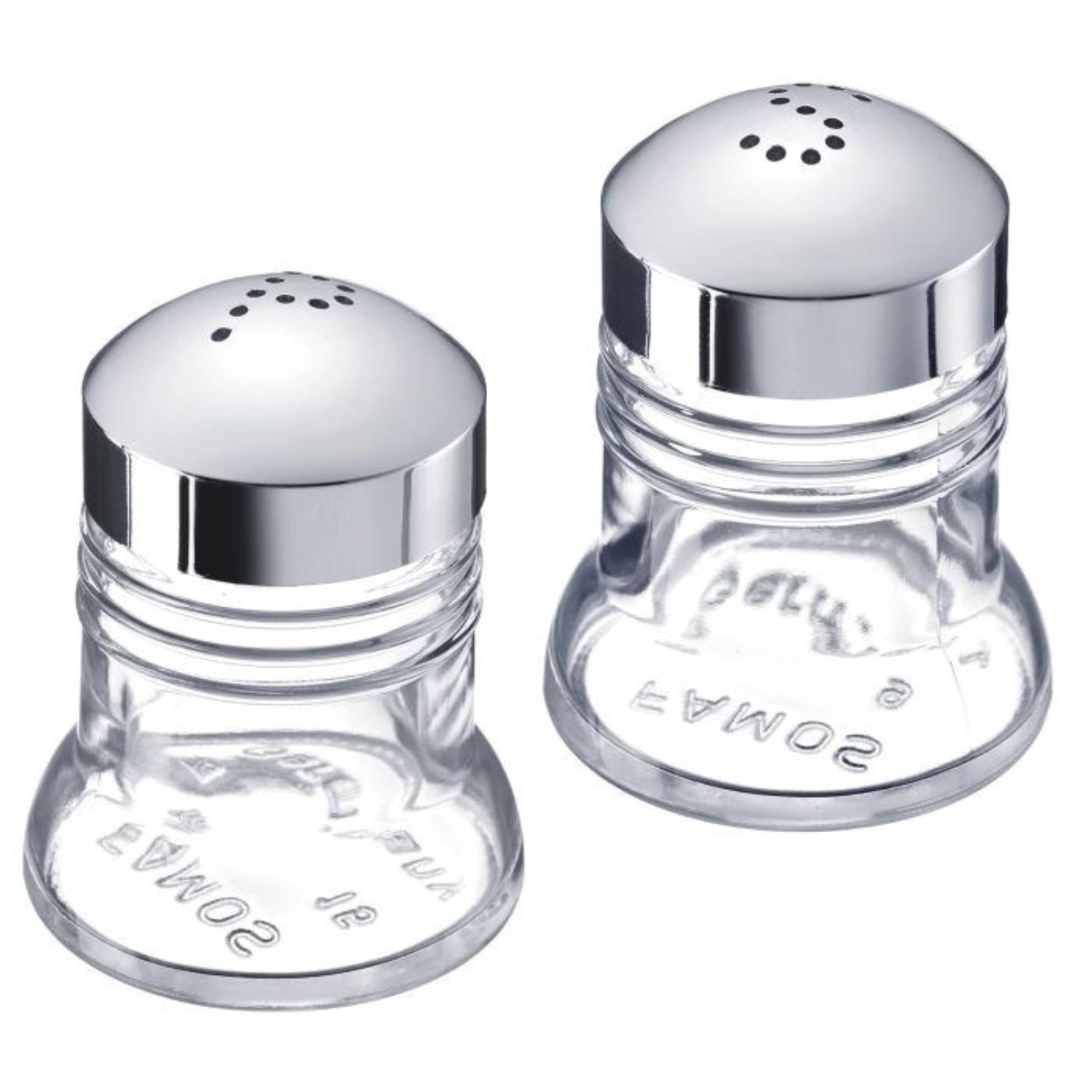 2-PC. Ensemble d'épandeur de sel et de poivre Paris-chrome