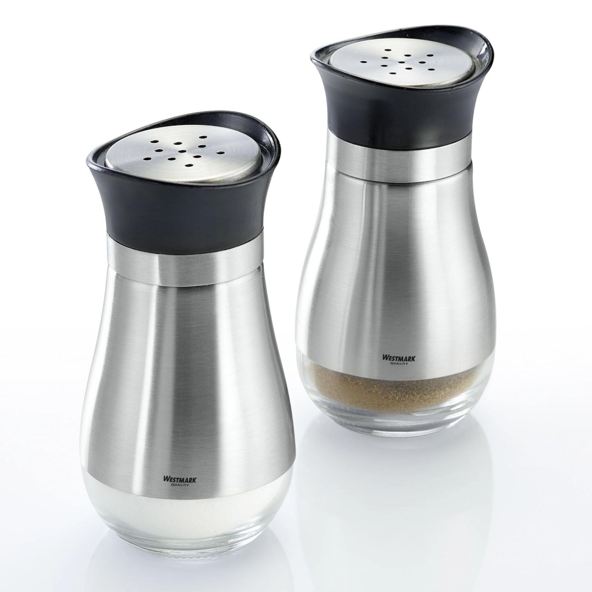 Elegantes 2-teiliges Gewürzstreuer-Set Lissabon von Westmark, ideal für präzises Würzen und stilvolles Servieren in Ihrer Küche.