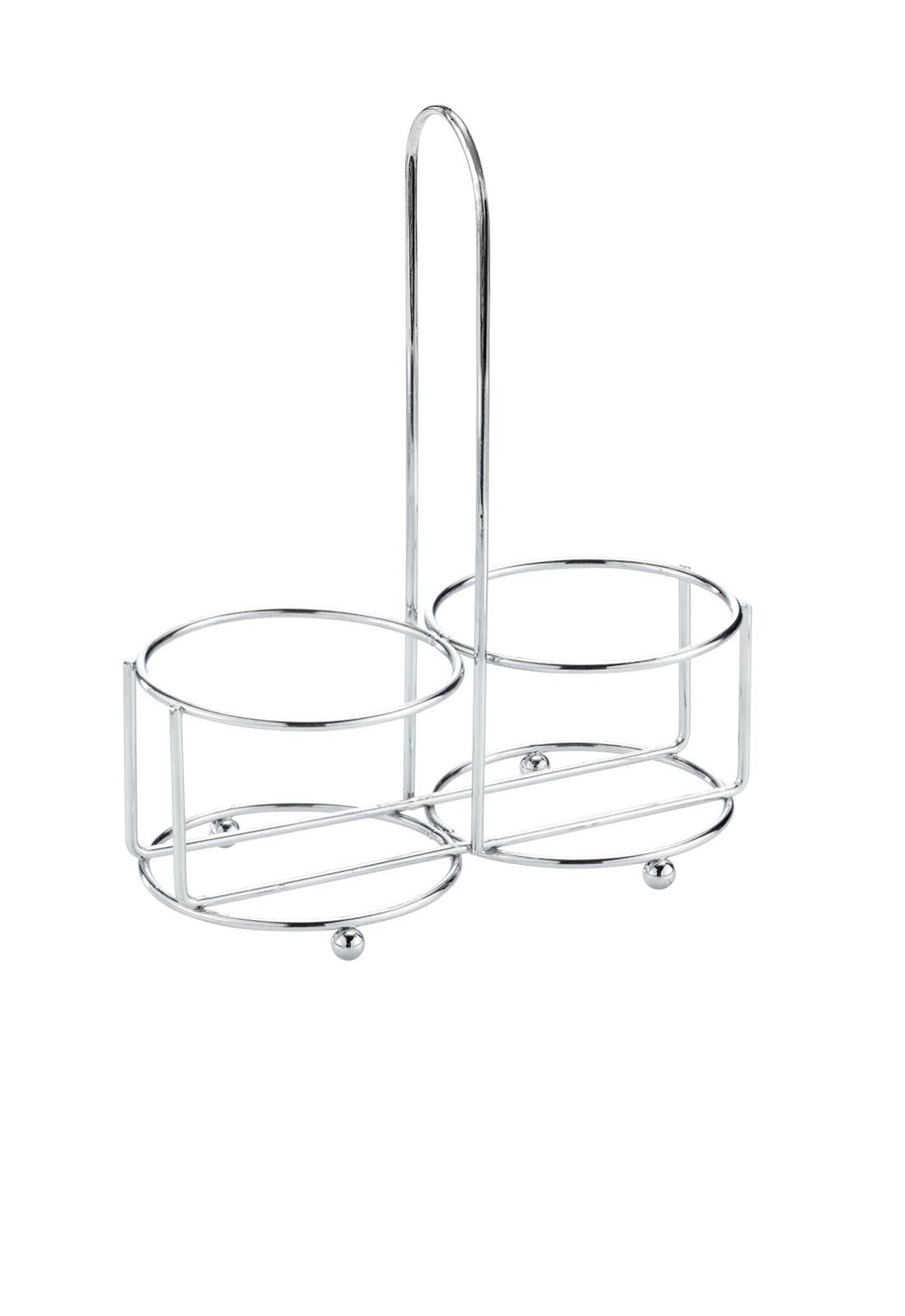 Elegante Menage mit zwei Edelstahl-Gewürzmühlen von Westmark, ideal für Salz und Pfeffer, stilvoll und praktisch für den Tisch.