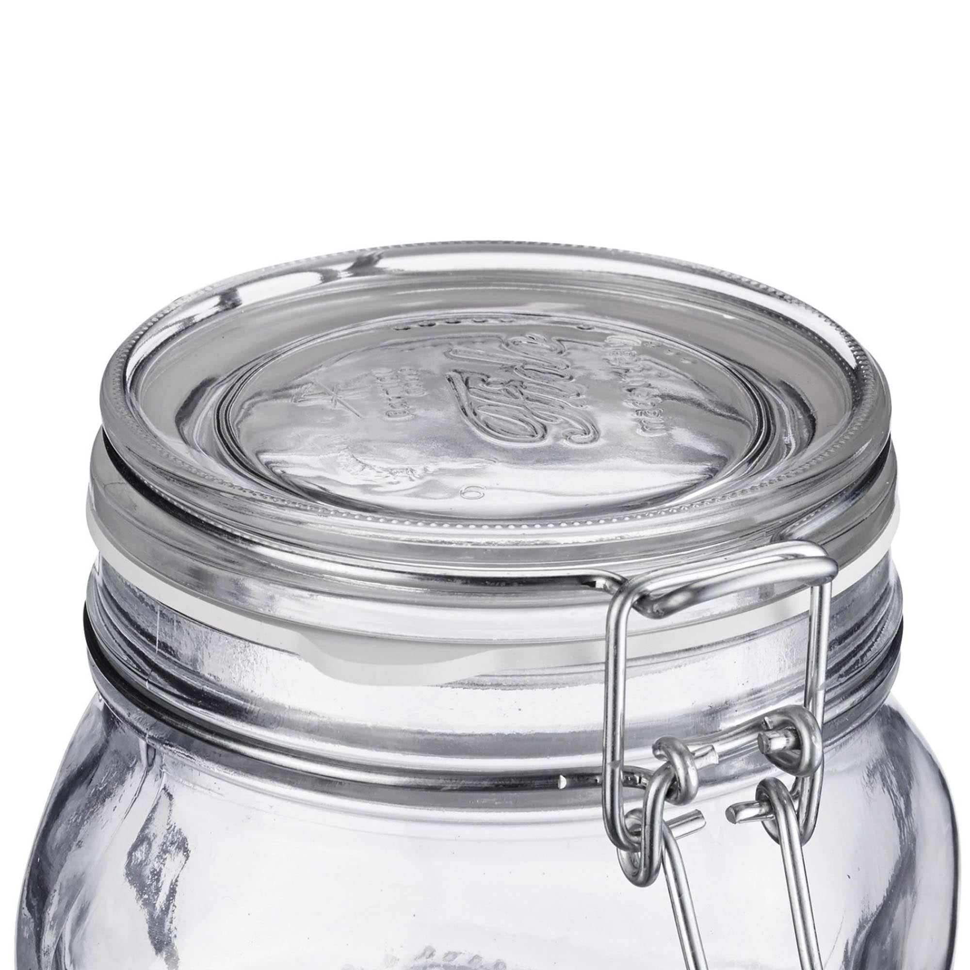 Praktisches 500ml Drahtbügelglas von Westmark, ideal zum Konservieren und Aufbewahren, mit sicherem Verschluss und 90mm Durchmesser.