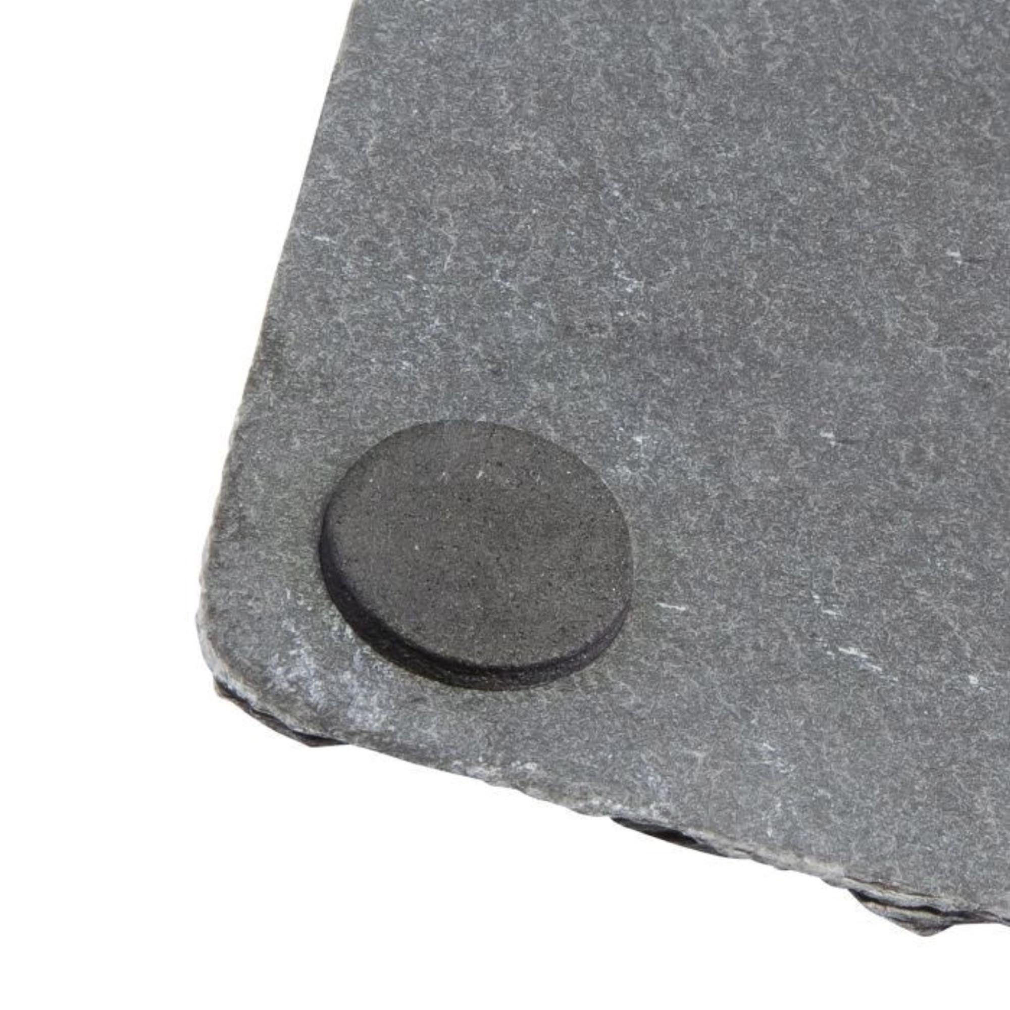 Stilvolle Schieferplatte von Westmark, perfekt für Tapas und Snacks, 40x30cm, robust und elegant für Ihre Tafel.