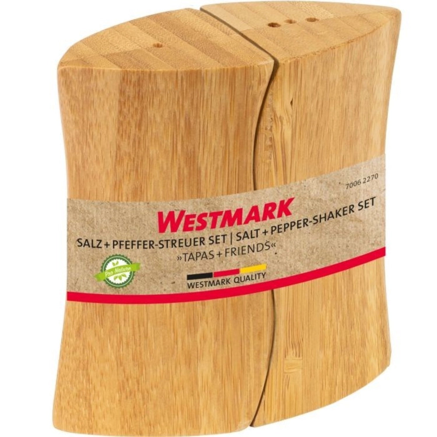 Set of 2 salt and pepper shakers Tapas and Friends