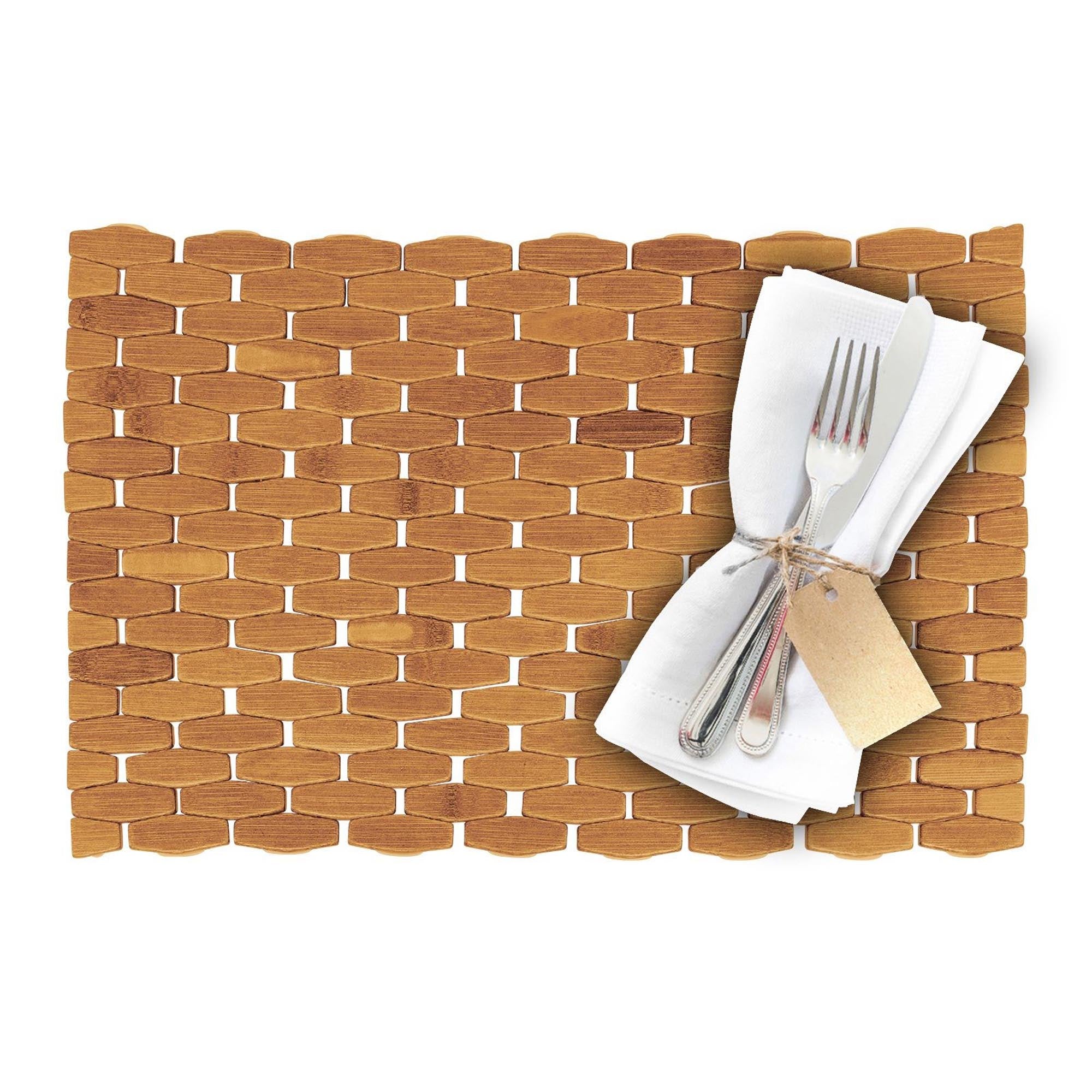 Elegantes Bambus Tischset in Trapezform, 45x29cm, von Westmark. Hochwertig, langlebig und ideal für stilvolle Tischdekoration.