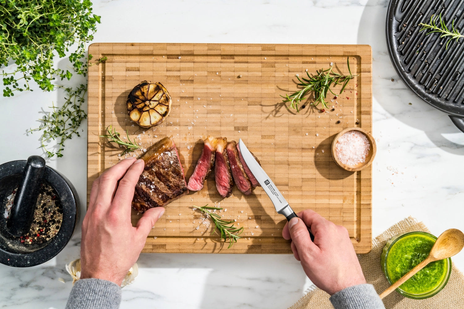 All Star Steakmesser 120, chrome-silber