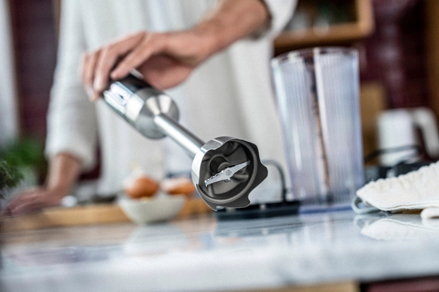 Blender a mano enfinigy incluso tazza u coperchio