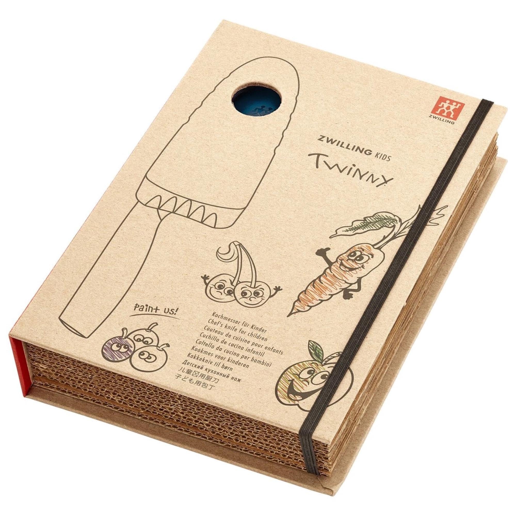 Das Zwilling Twinny Kinderkochmesser 10 cm in Blau ist ideal für kleine Köche. Ergonomisch, sicher und perfekt für erste Kochversuche.