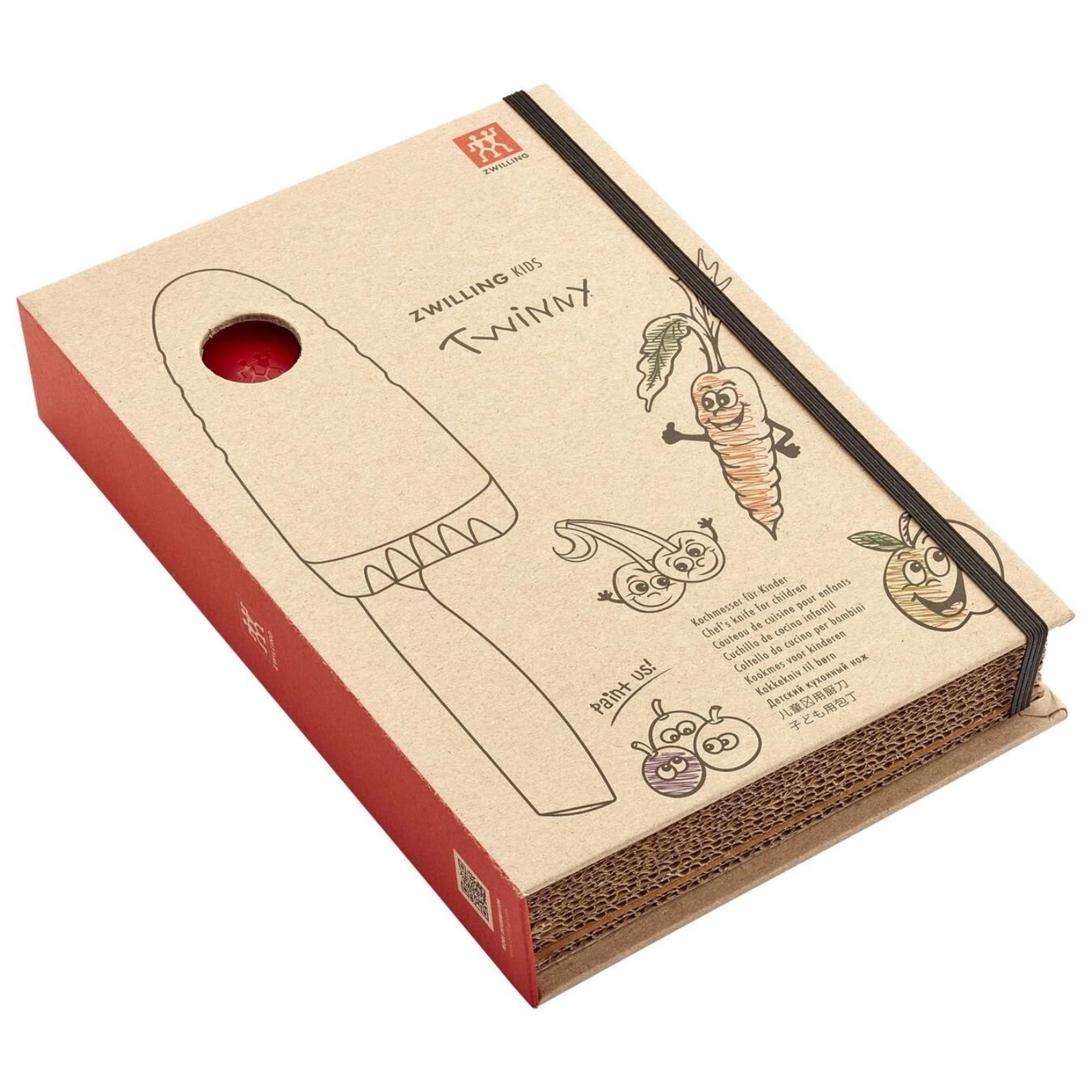Das Zwilling Twinny Kinderkochmesser 10 cm in Rot ist ideal für kleine Köche! Mit sicherem Griff und langlebiger Klinge fördert es Kochspaß und Selbstbewusstsein.