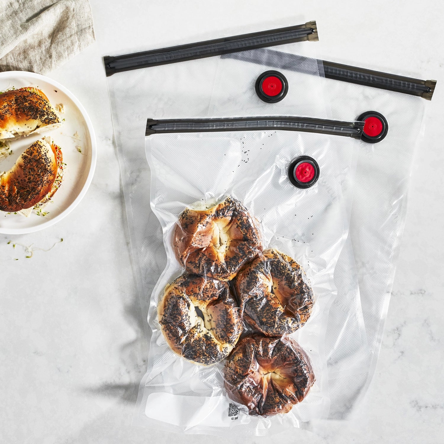 Ensemble de sacs à vide L, 3 -PC., 49x30 cm - 8,5L