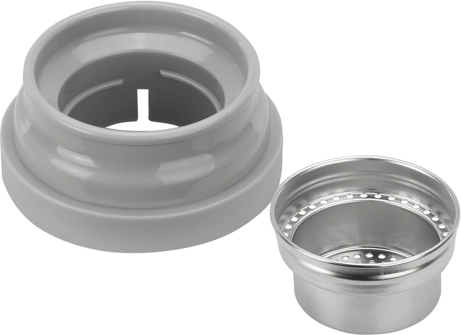 Thermo Tea & Fruit Infuser Bottle, 420 ml, silver-white