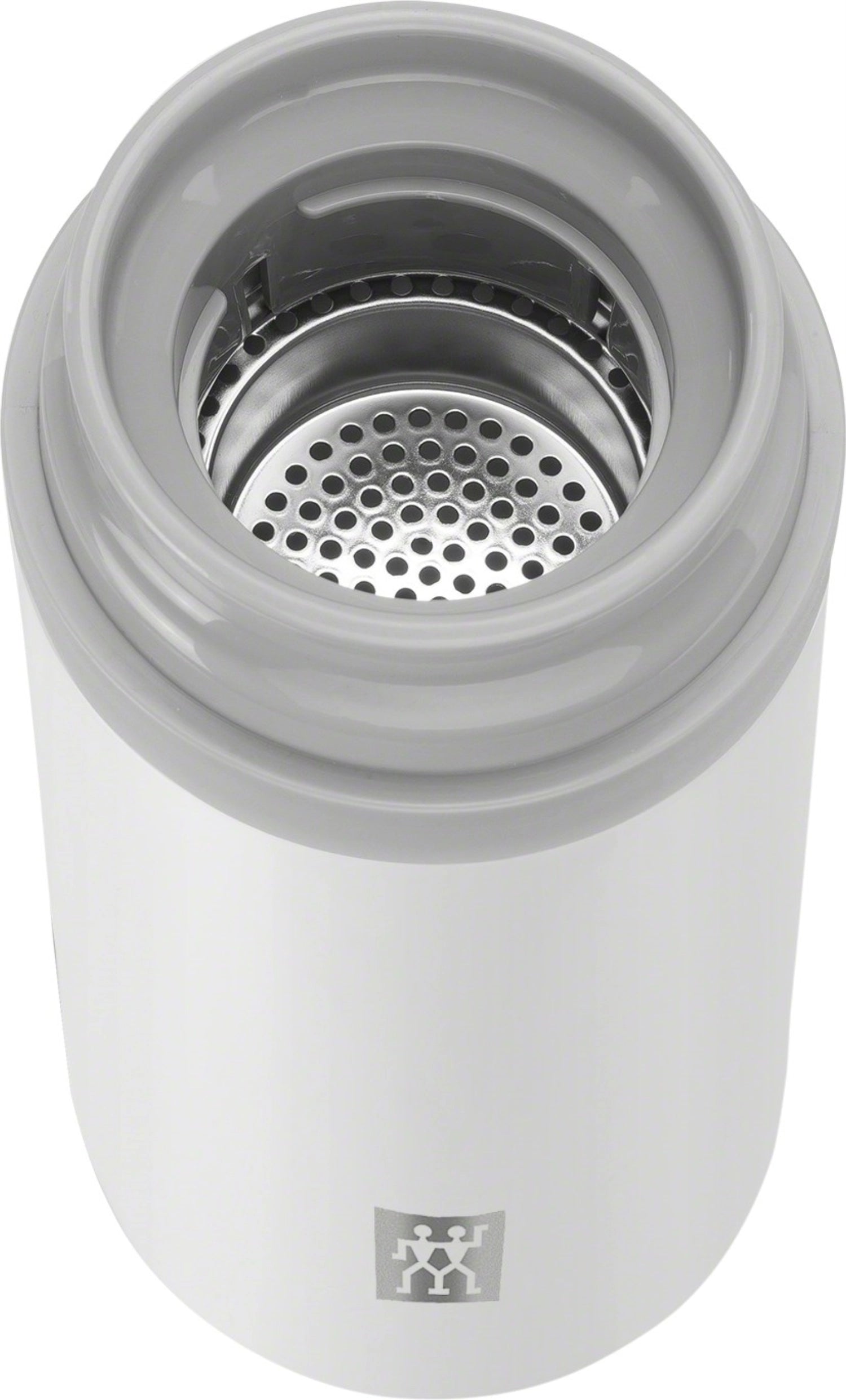 Thermo Tea & Fruit Infuser Bottle, 420 ml, silver-white