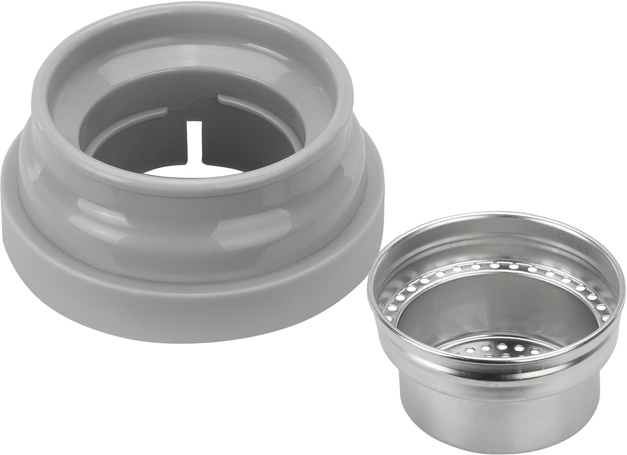 Thermo Tea & Fruit Infuser Bottle, 420 ml, silver-white