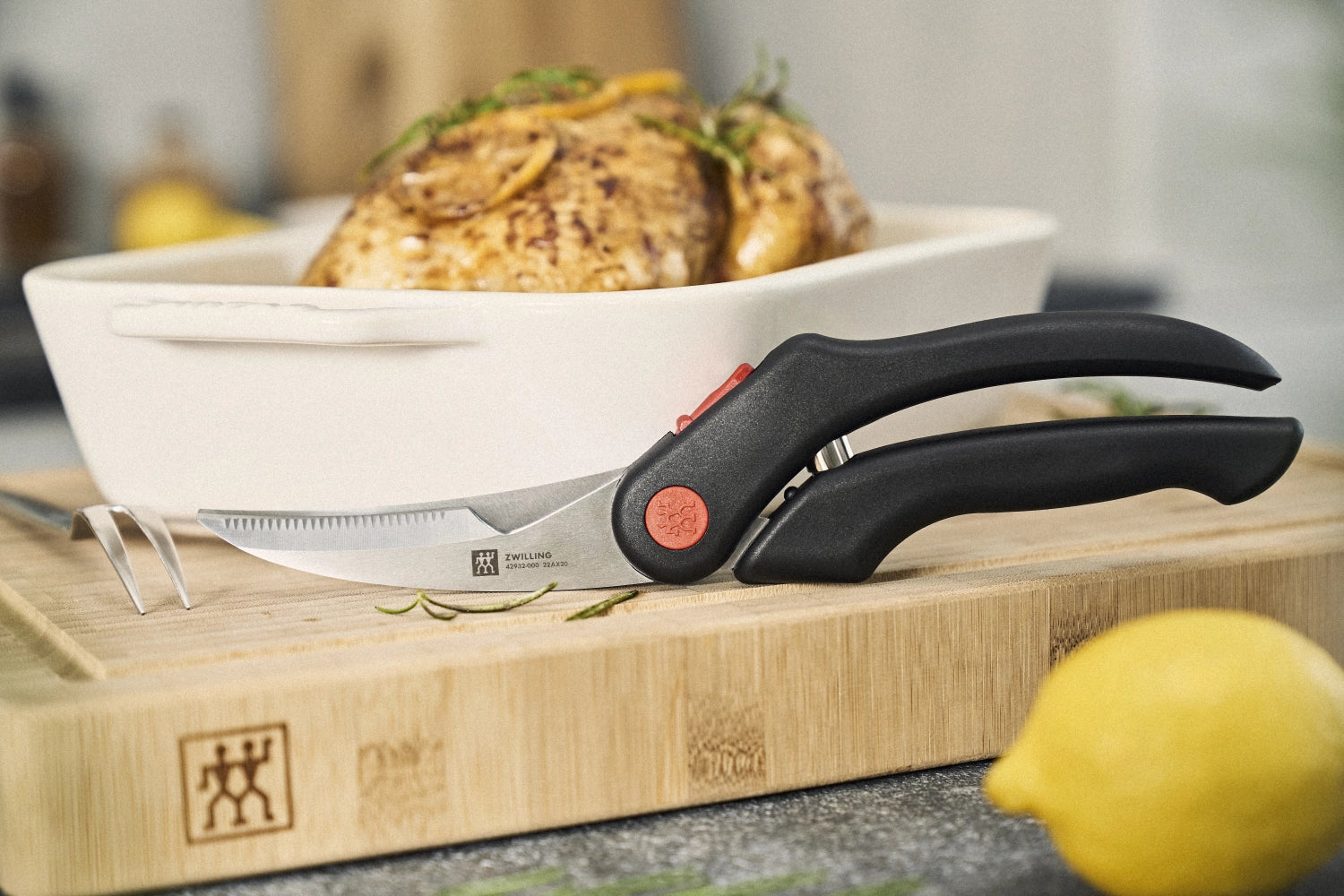 Forbici di pollame, nero, 25 cm