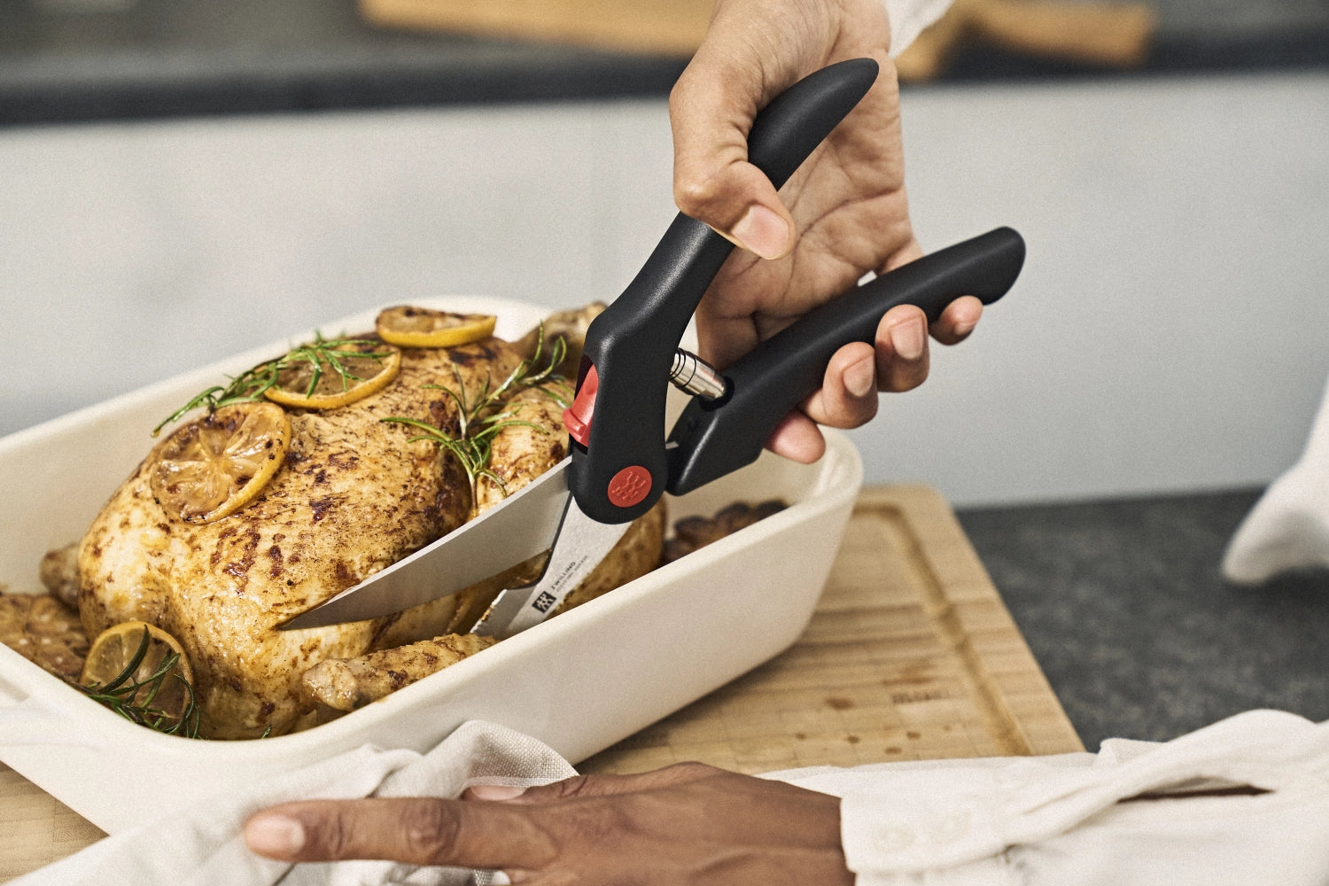 Forbici di pollame, nero, 25 cm